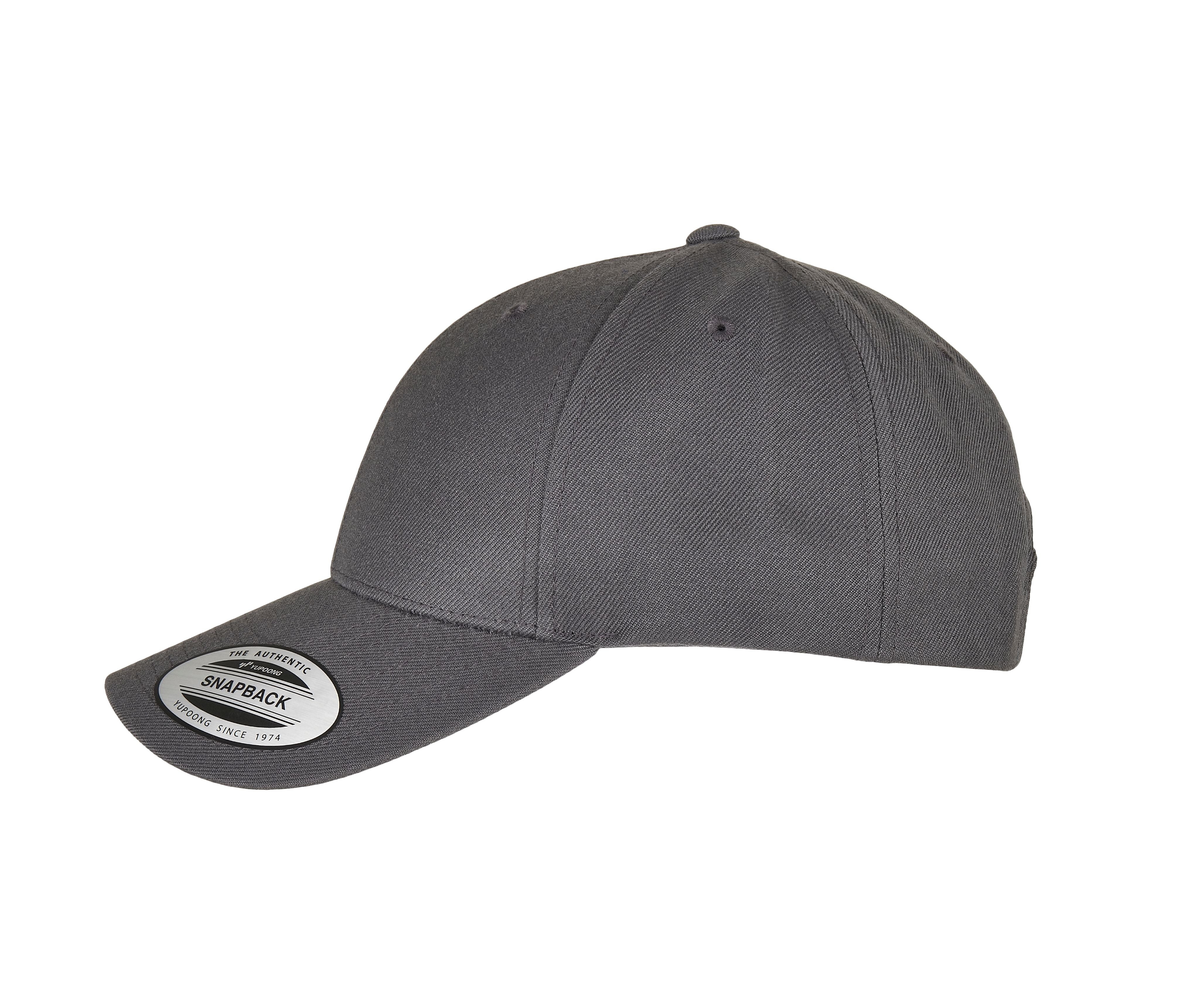 Casquette Snapback Visière Incurvée - Dark Grey
