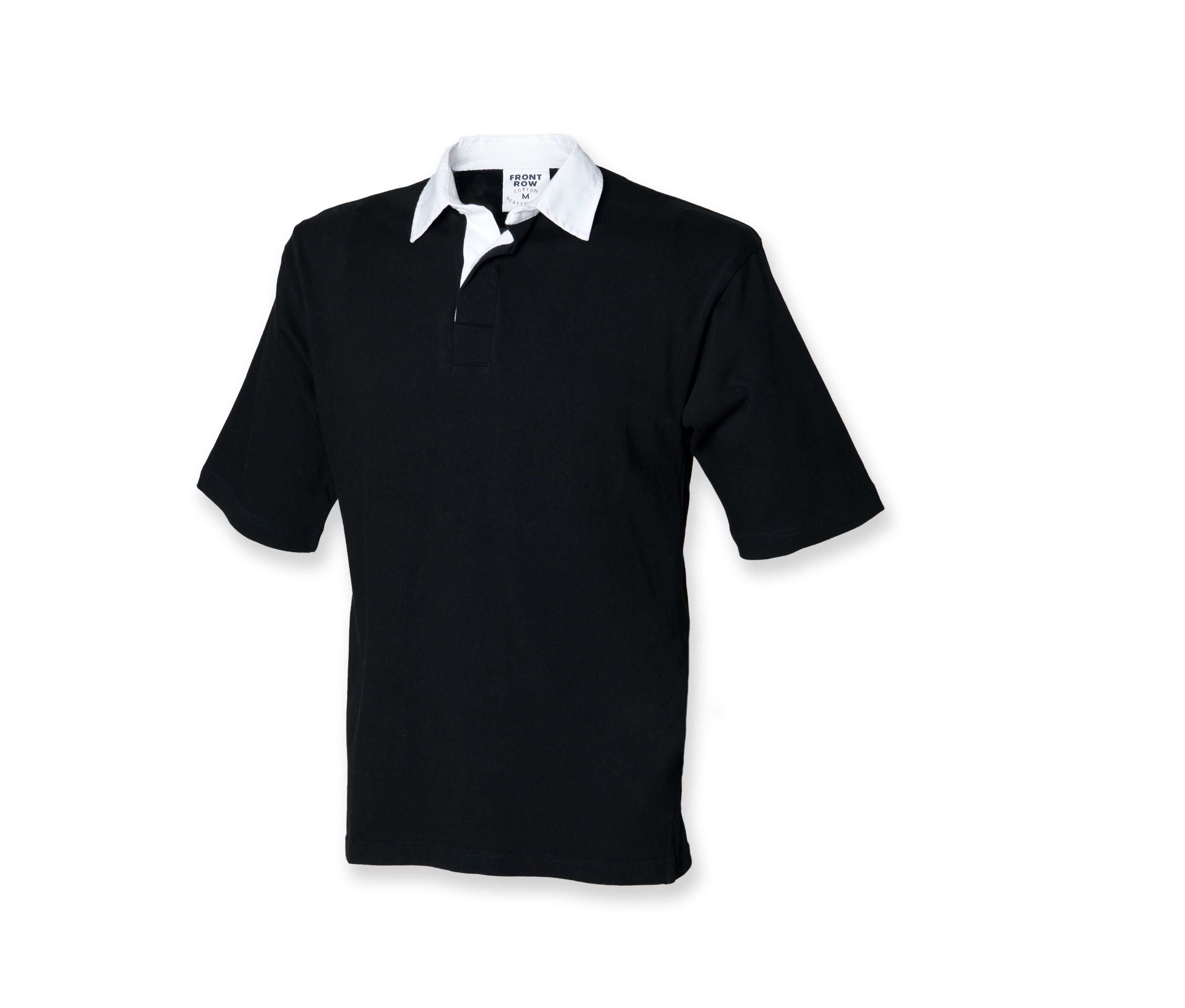 Polo Rugby Manches Courtes - Black / White