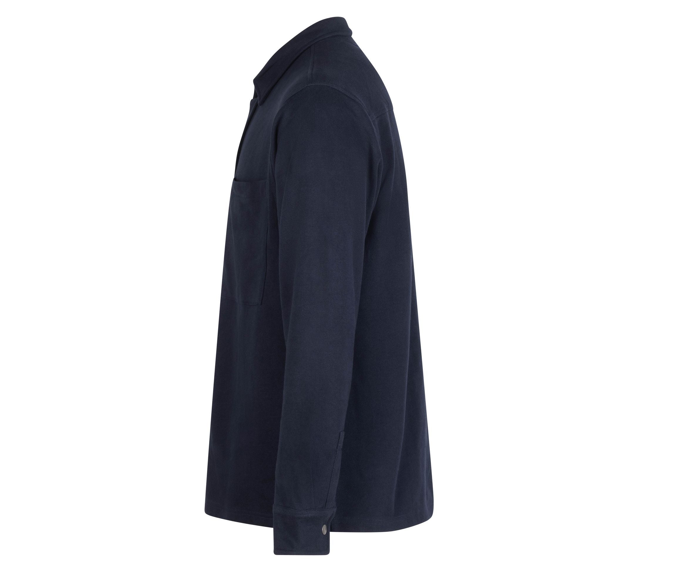 Surchemise en Maille Piquée - Navy