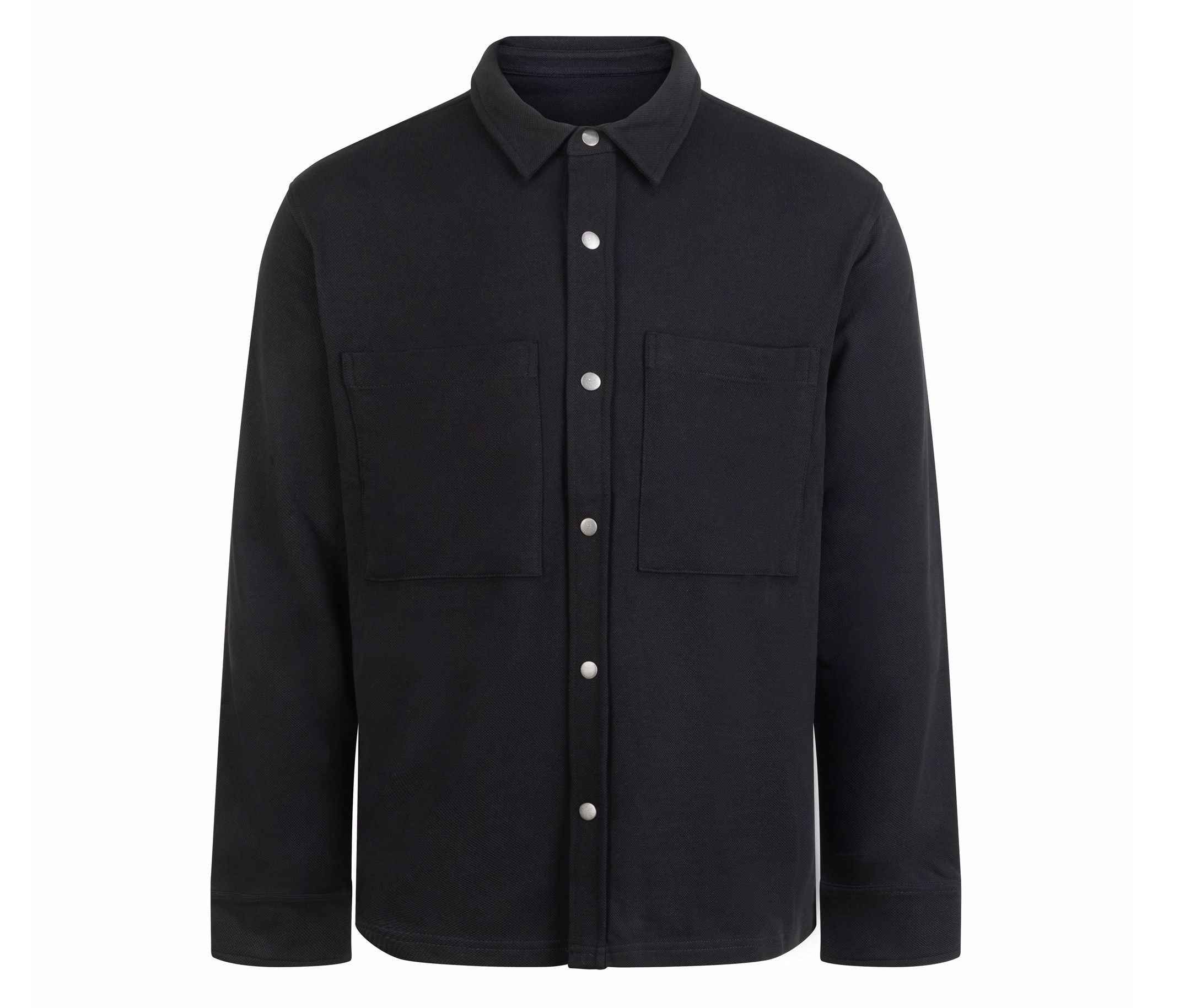 Surchemise en Maille Piquée - Black