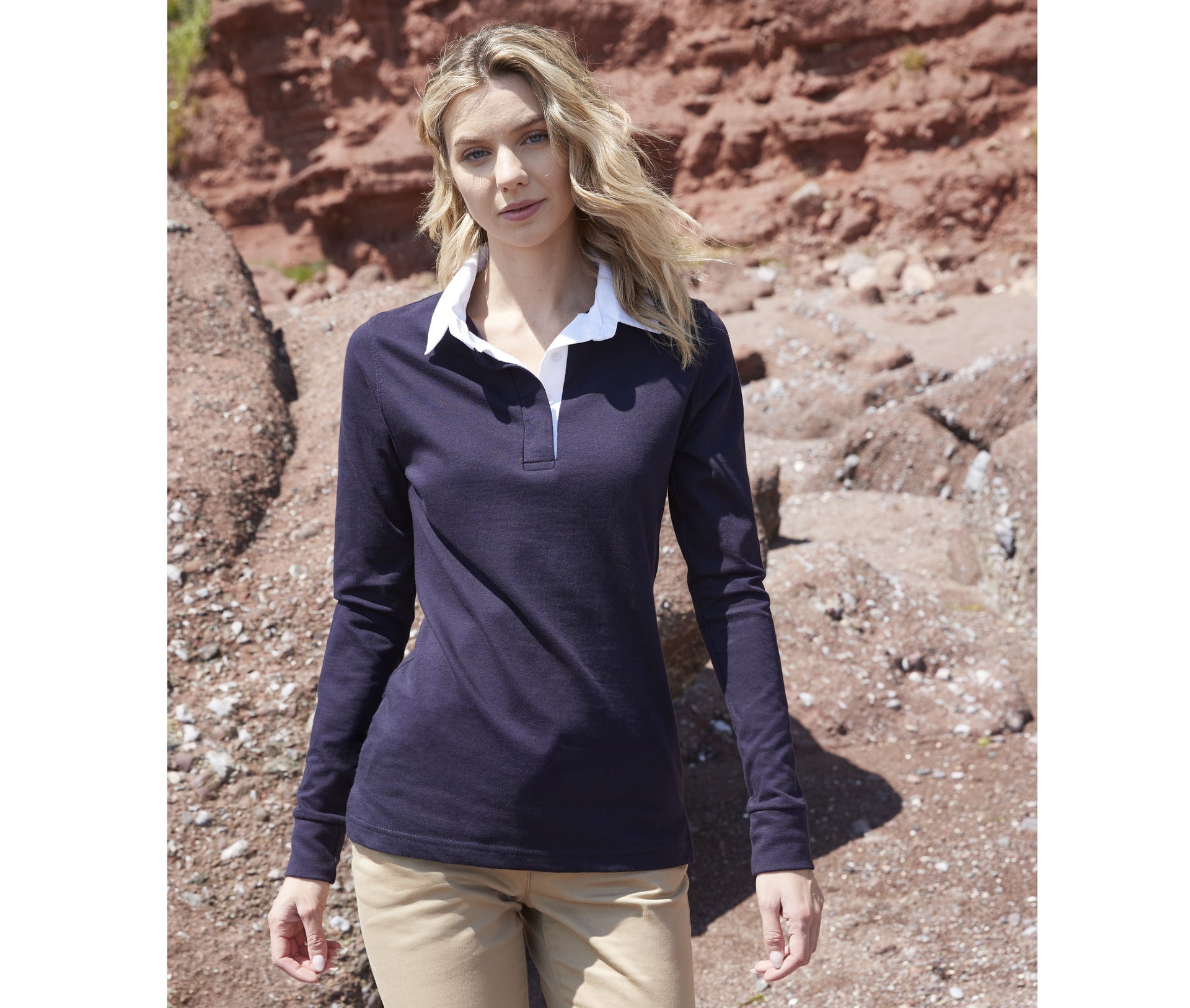 Polo rugby femme