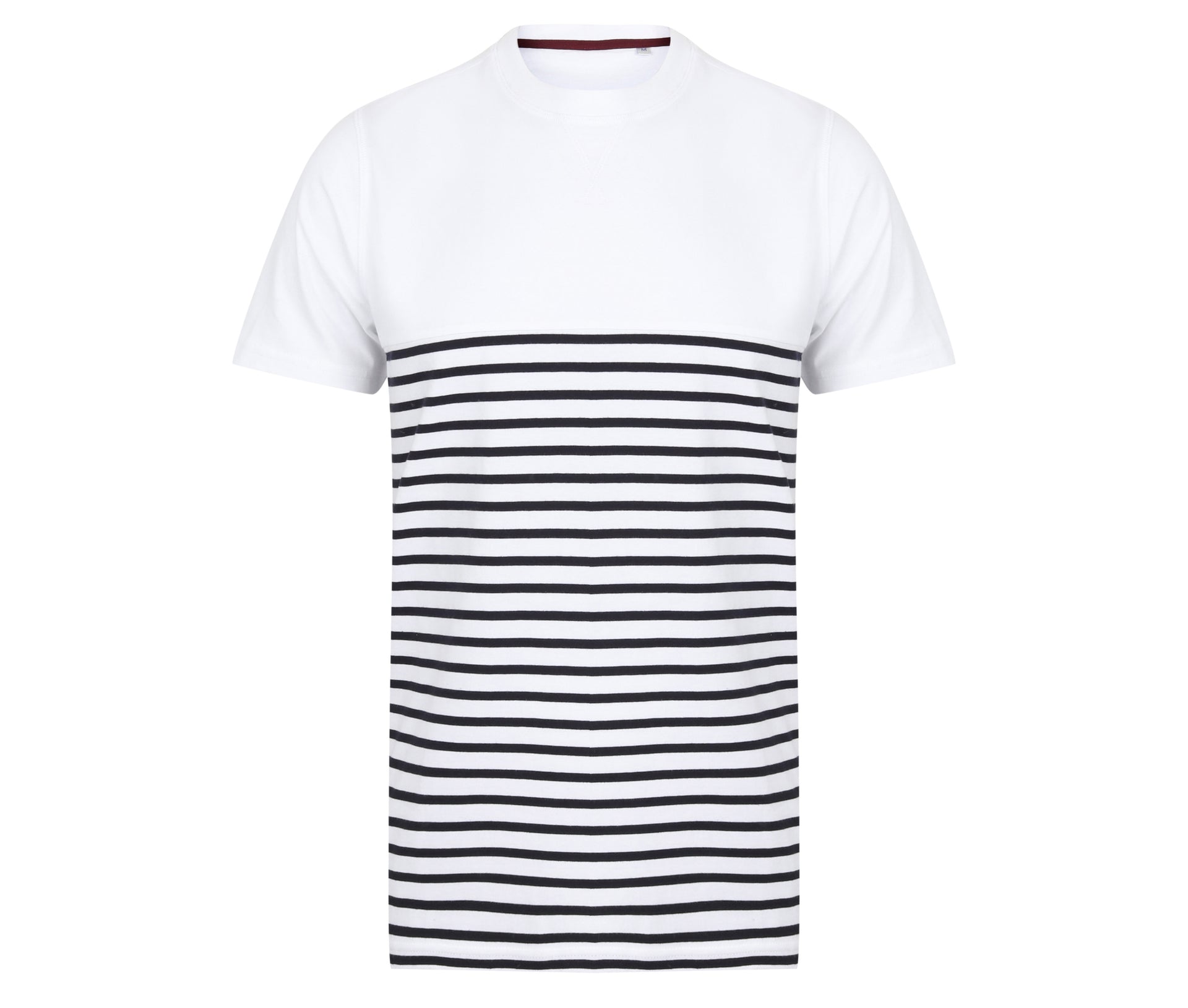 Tee-Shirt Marinière - White/navy