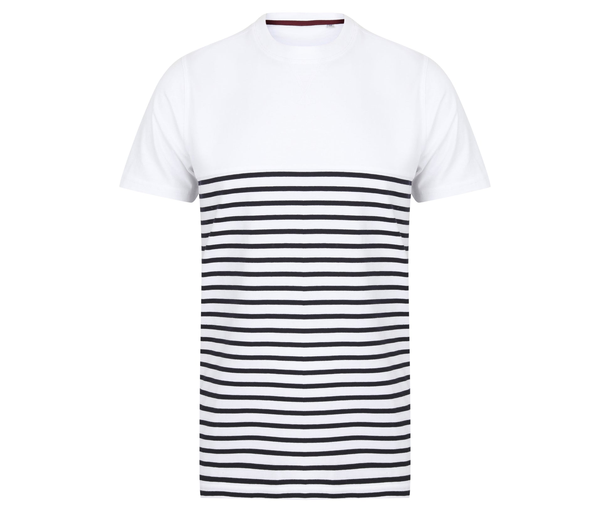 Tee-Shirt Marinière - White/navy