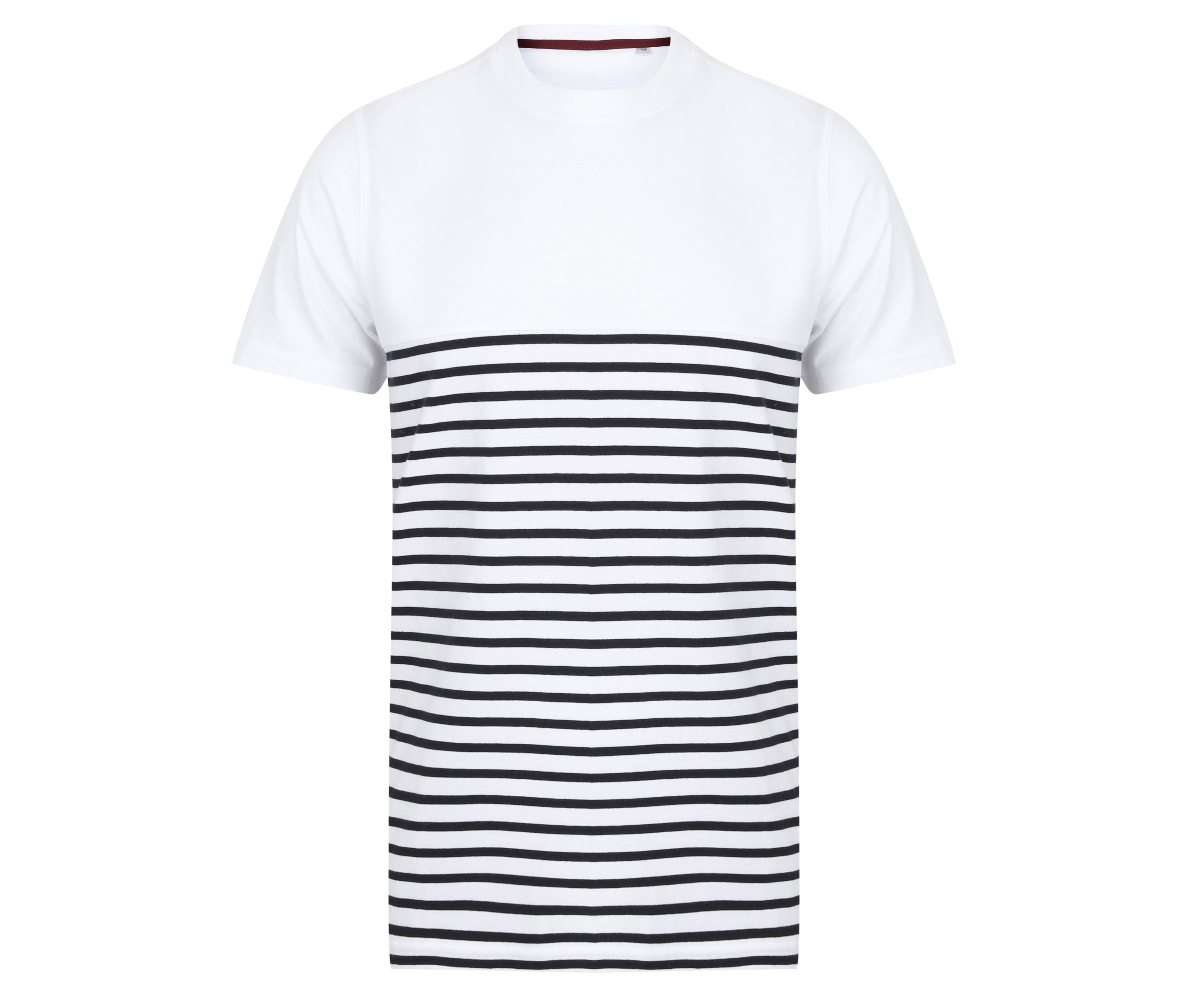 Tee-Shirt Marinière - White/navy