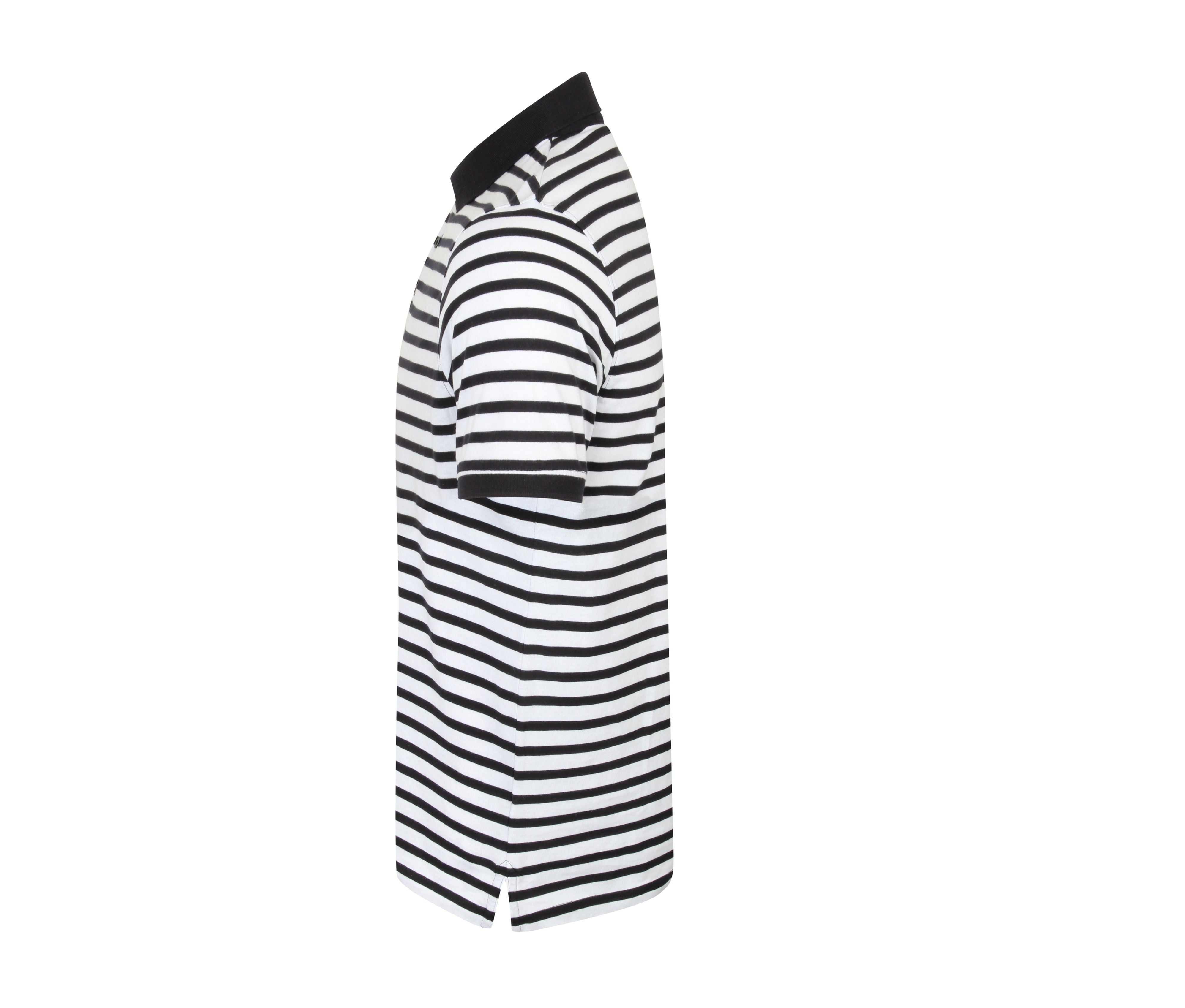 Polo Marinière - White/navy