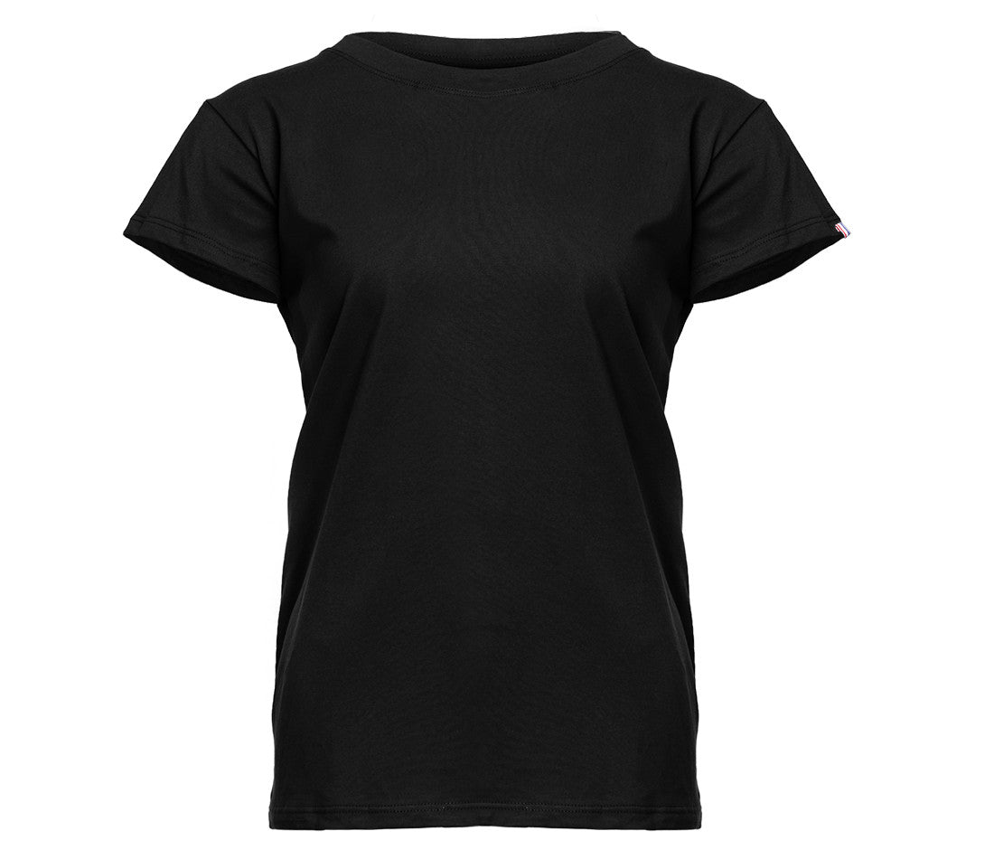 Tee-Shirt Bio Origine France Femme - Black