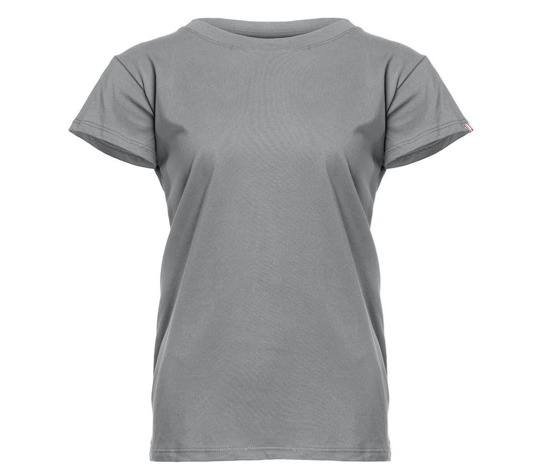 Tee-Shirt Bio Origine France Femme - Heather Grey