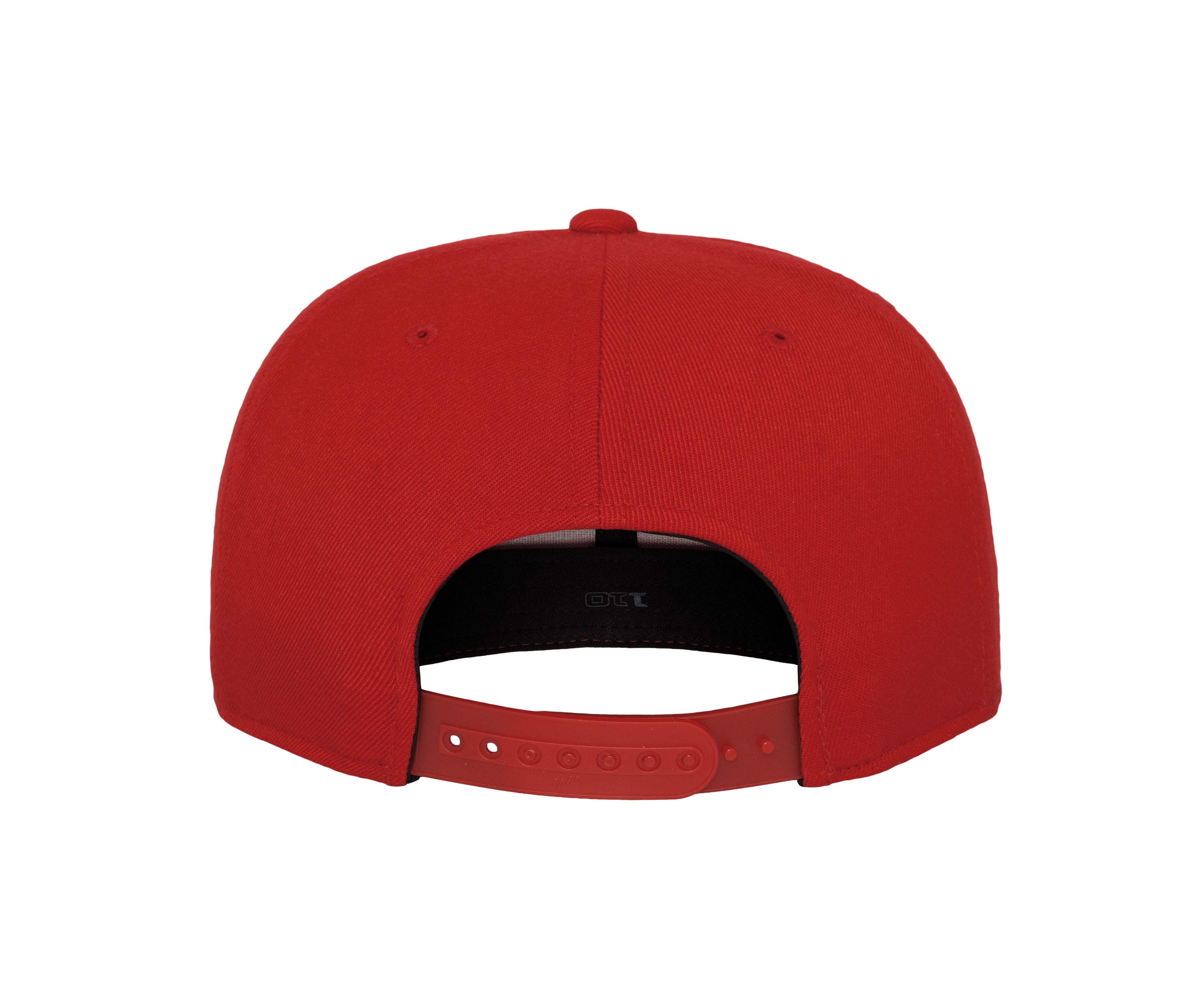 Casquette Ajustée à Visière Plate - Red