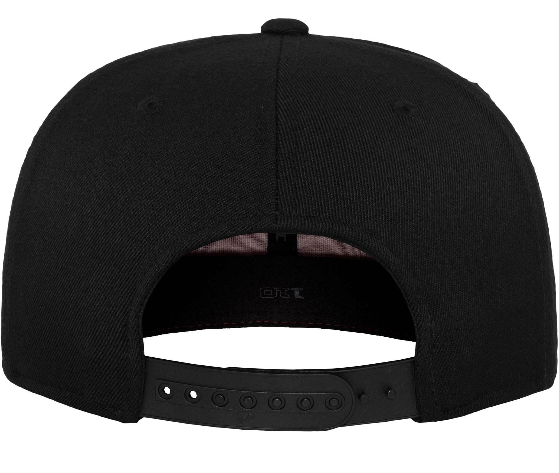 Casquette Ajustée à Visière Plate - Black