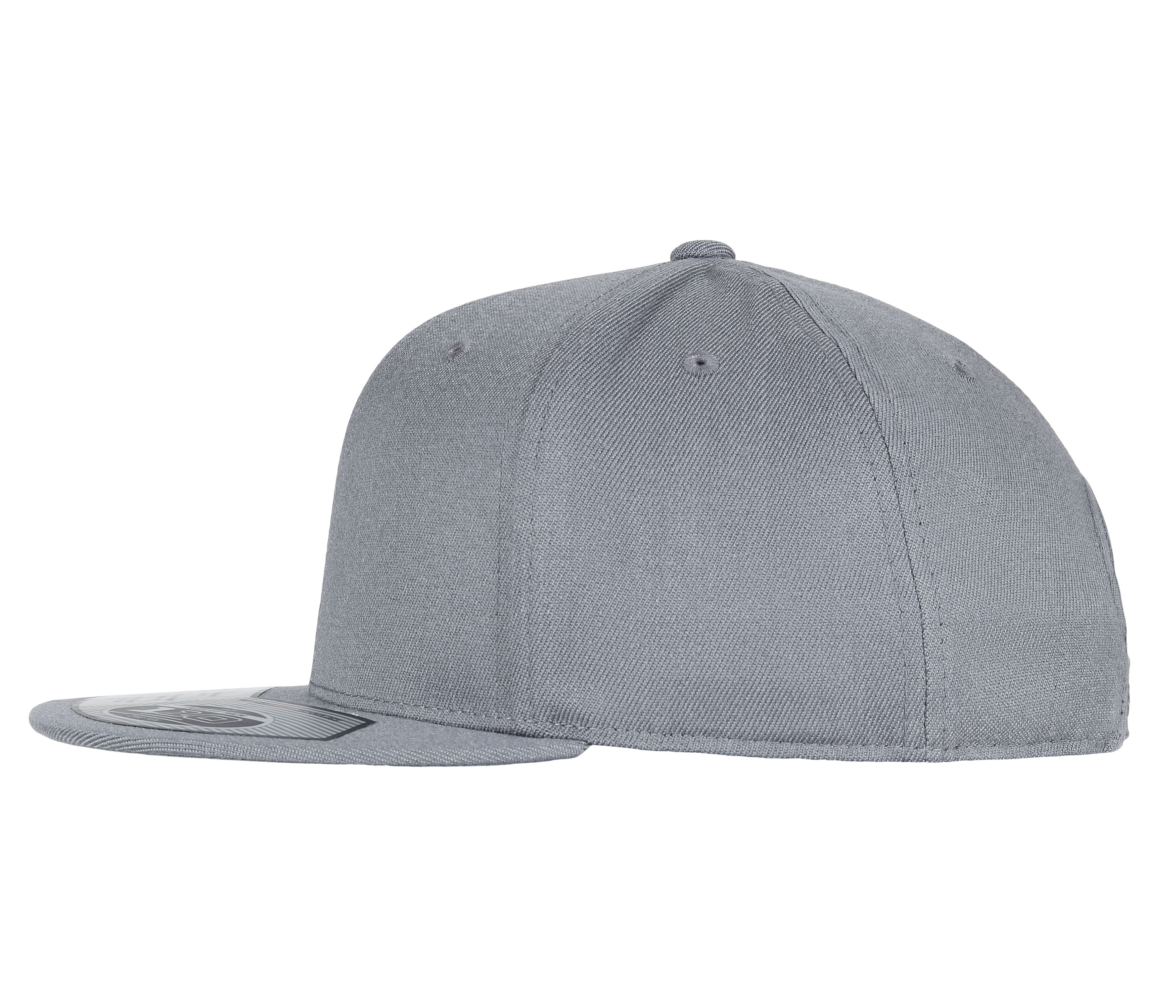 Casquette Ajustée à Visière Plate - Grey