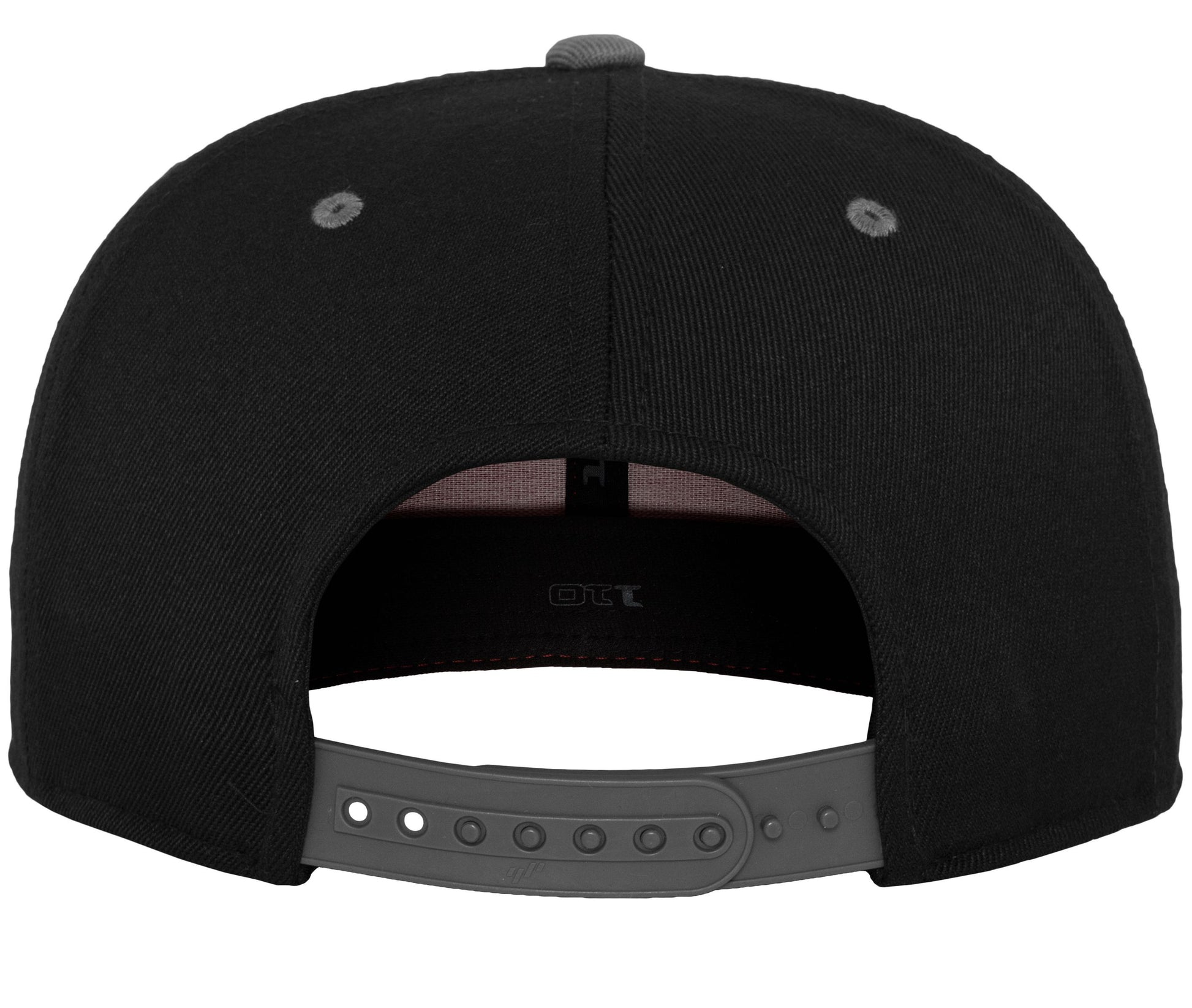 Casquette Ajustée à Visière Plate - Black / Grey