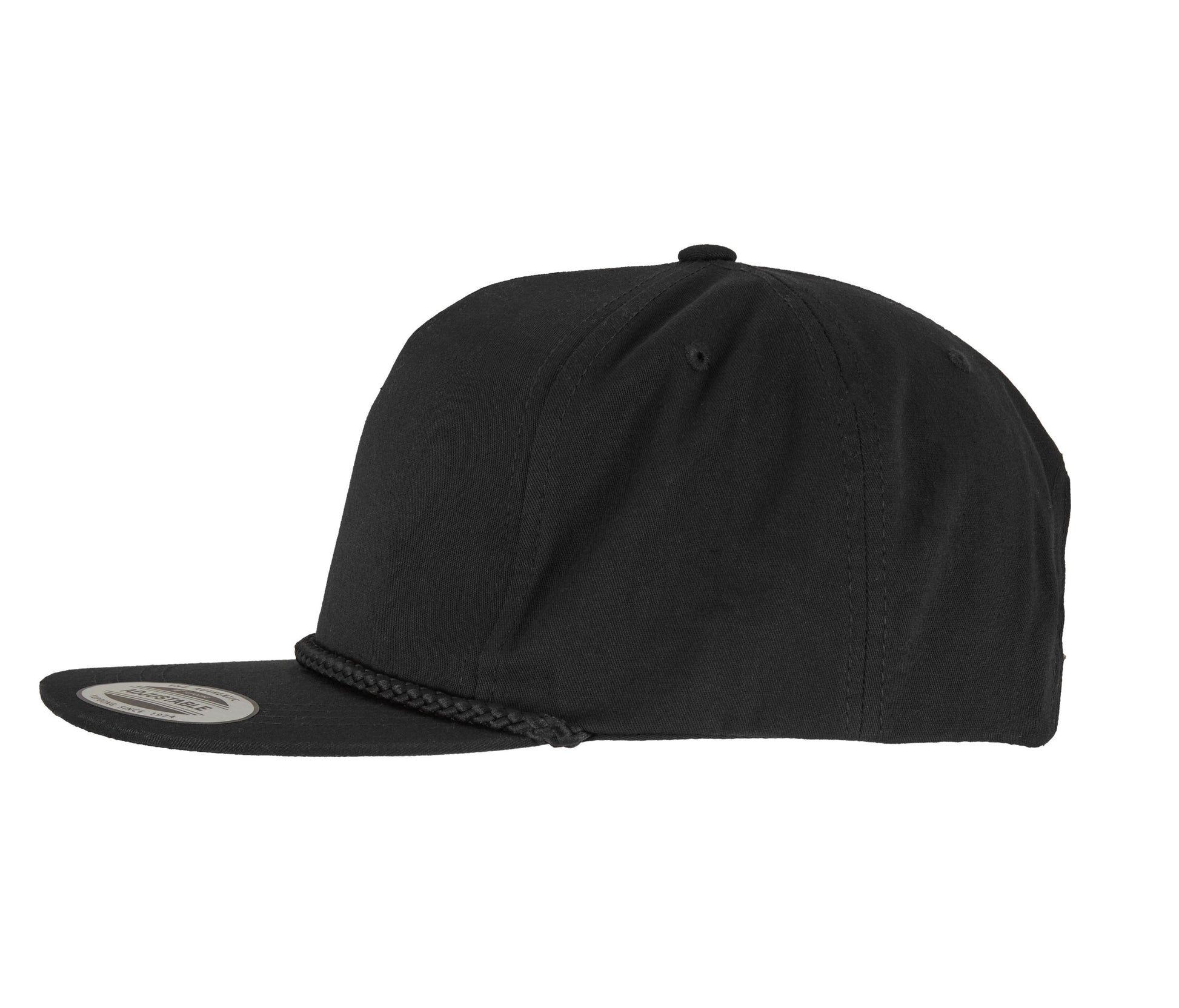 Casquette de Golf Visière Plate - Black