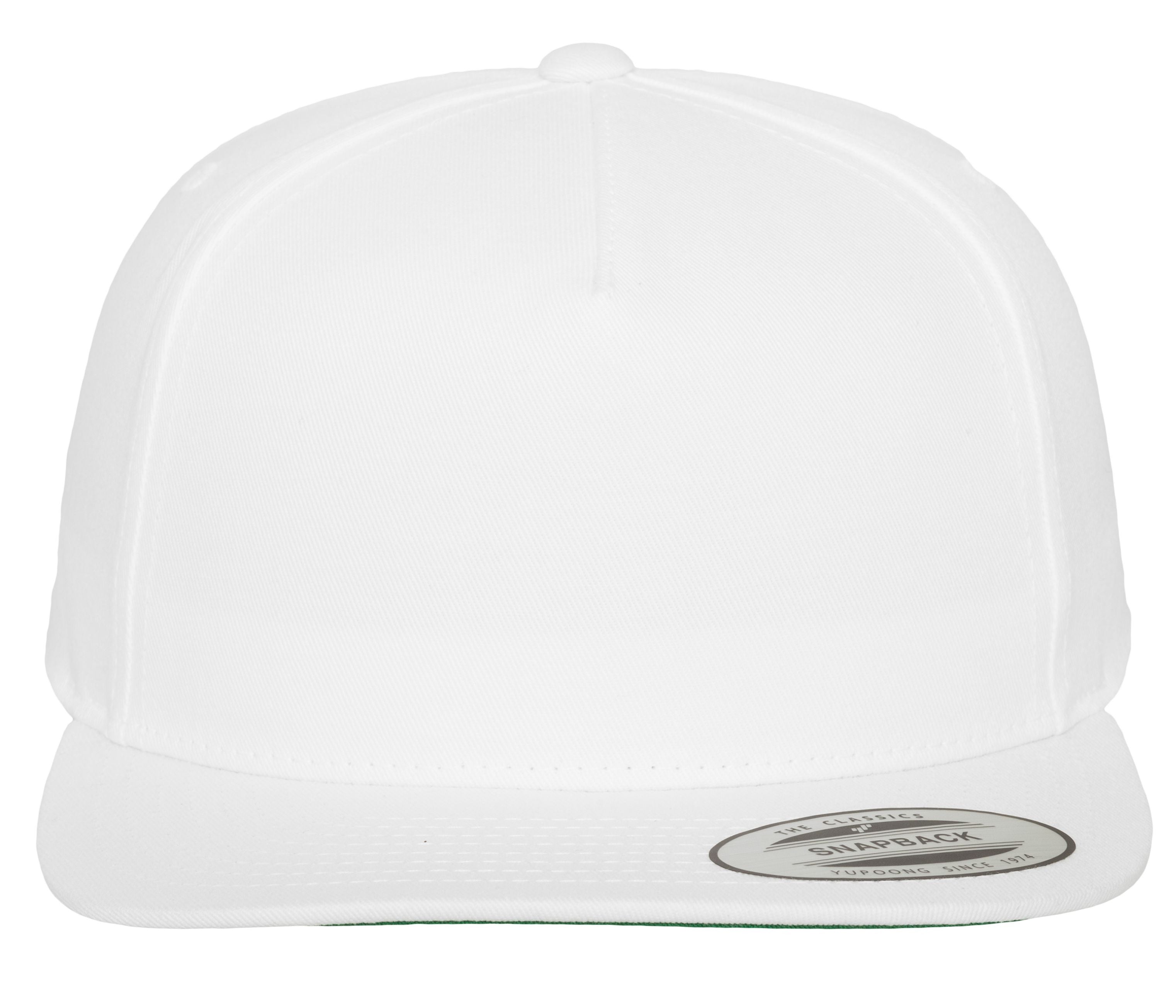 Casquette 5 Pans Snapback - White