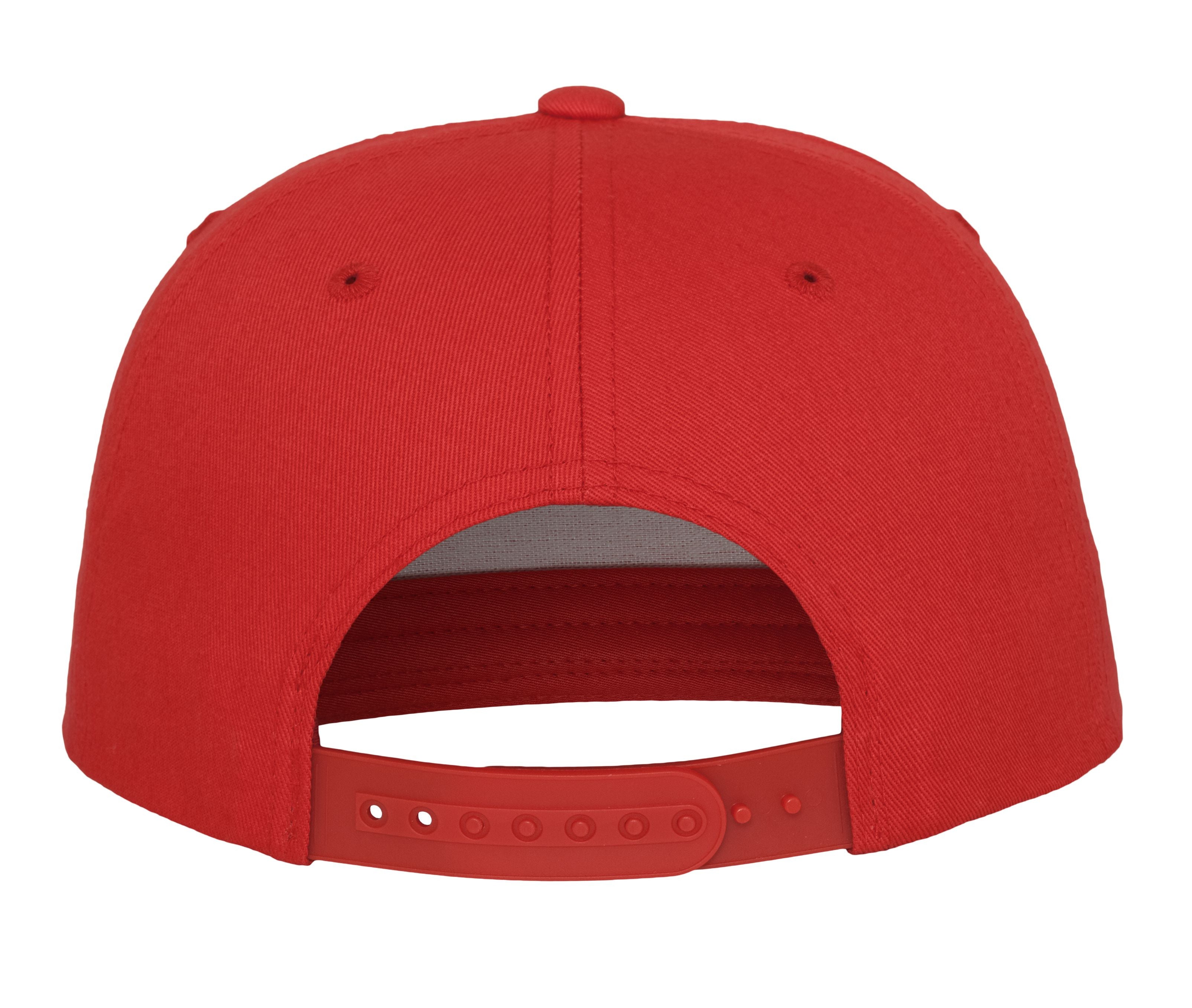 Casquette 5 Pans Snapback - Red