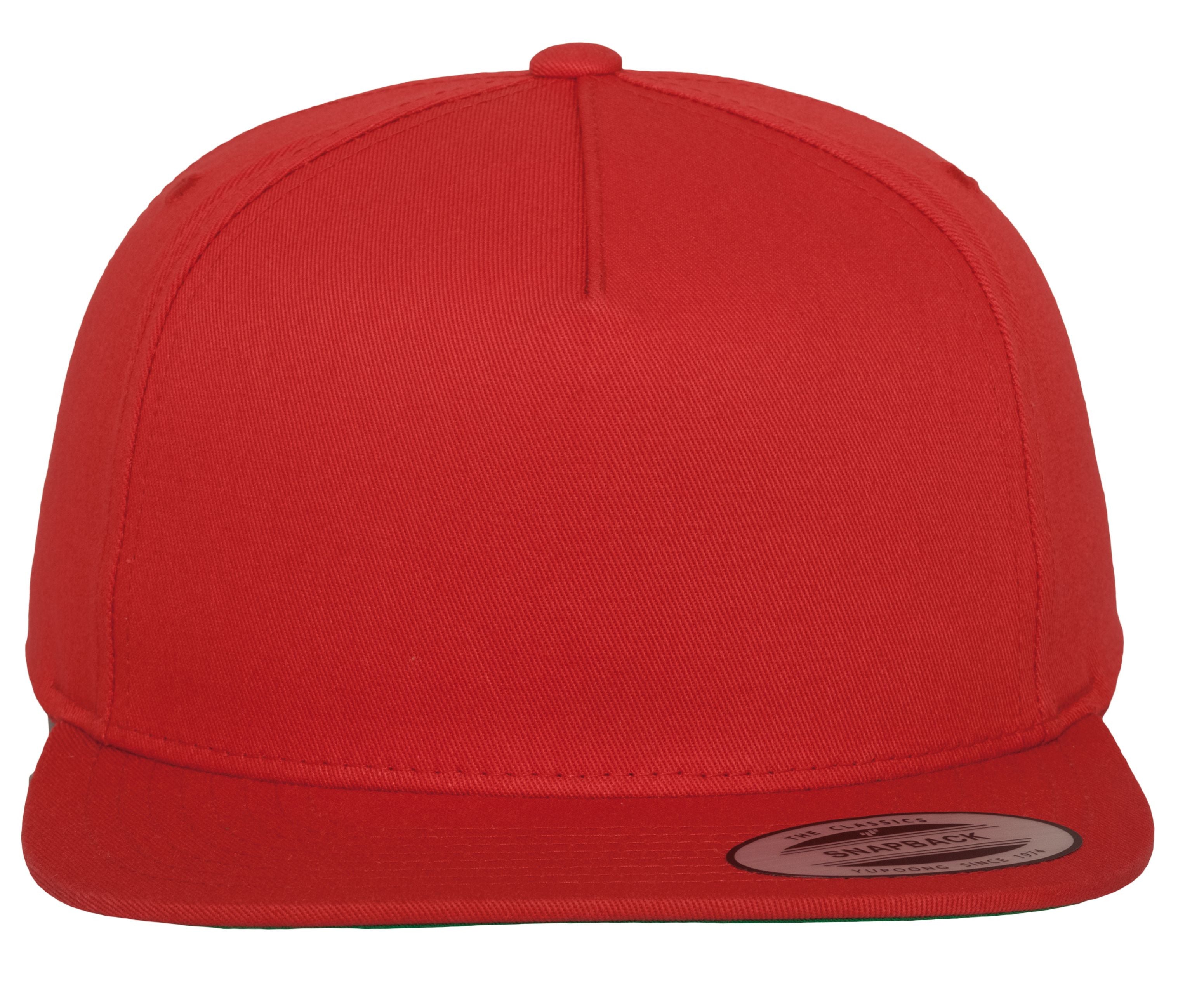Casquette 5 Pans Snapback - Red