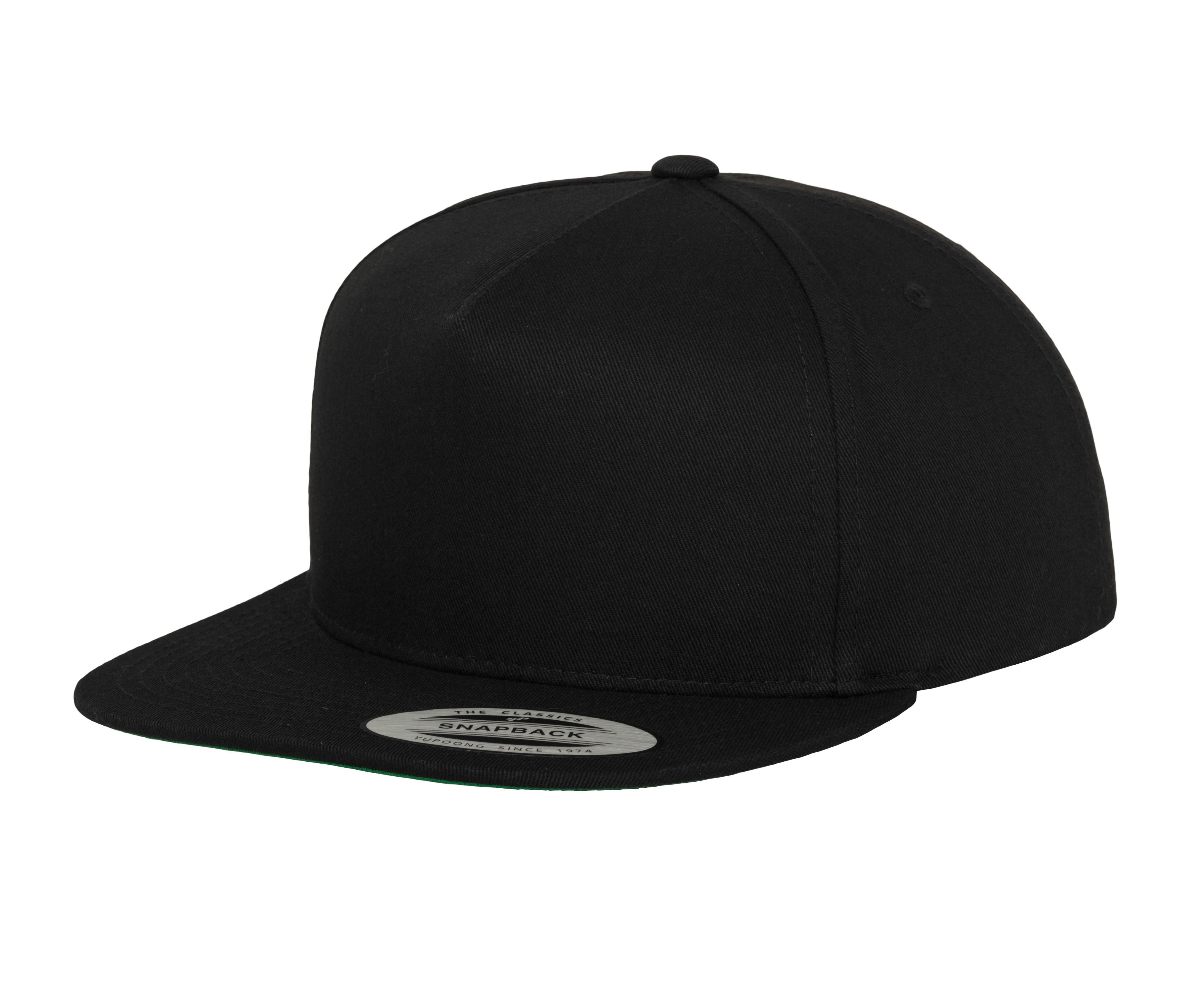 Casquette 5 Pans Snapback - Black