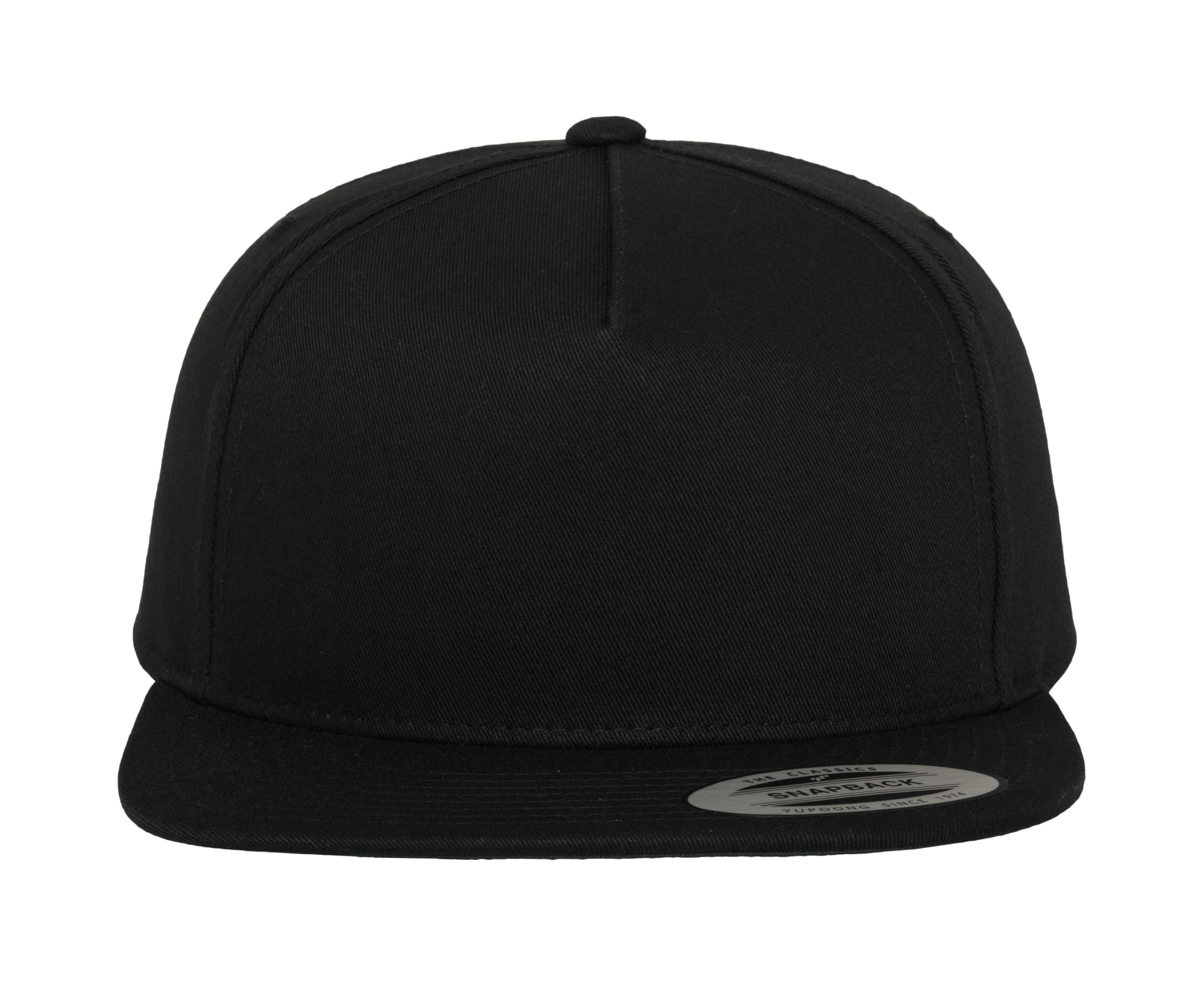 Casquette 5 Pans Snapback - Black/black