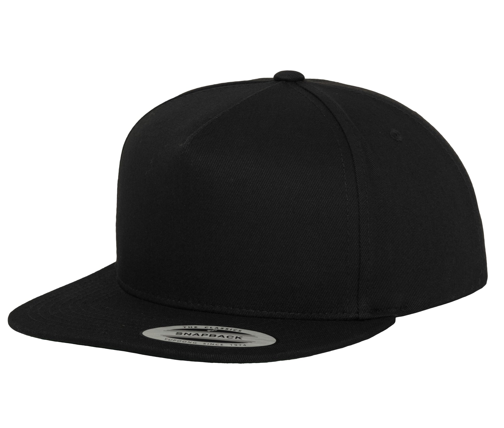 Casquette 5 Pans Snapback - Black/black