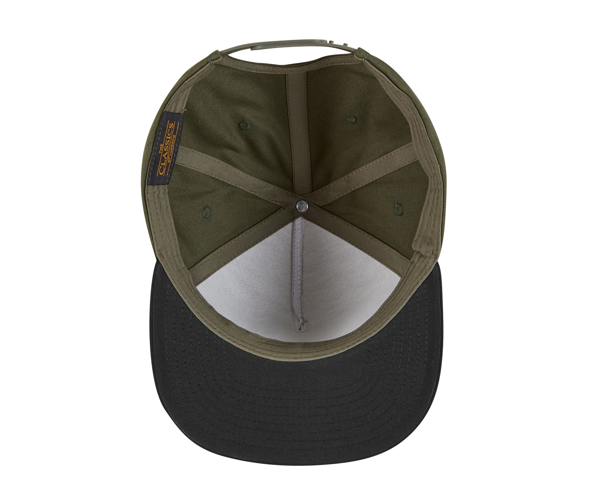 Casquette 5 Pans Snapback - Olive/black