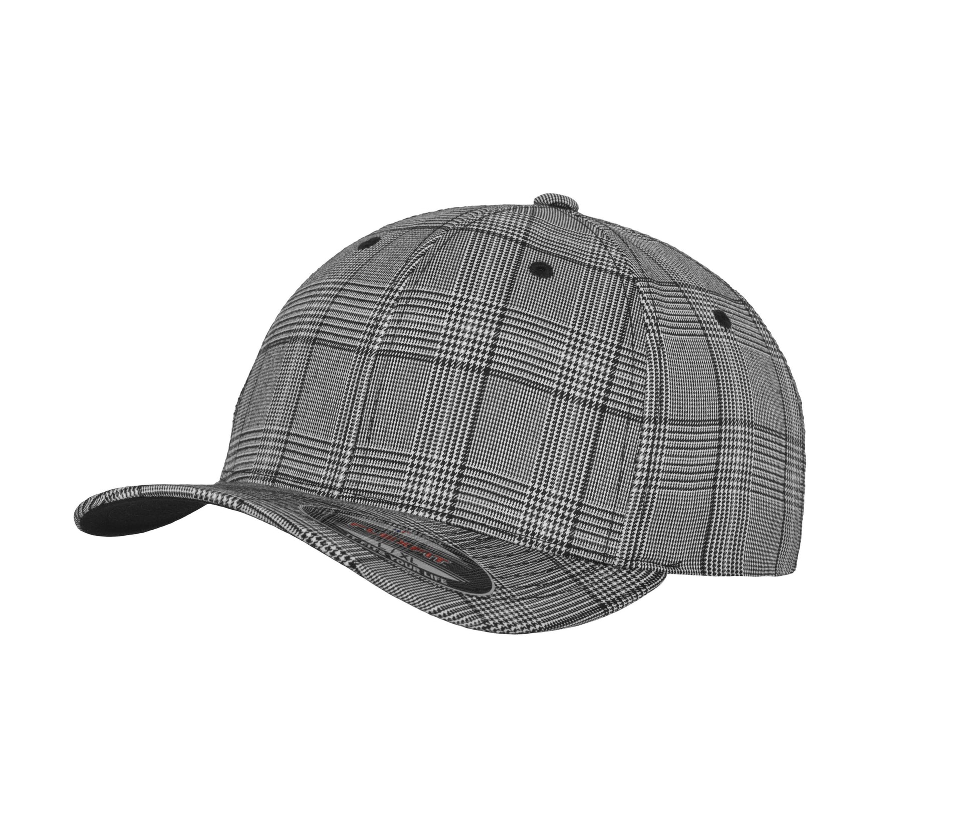 Casquette Motif Prince de Galles - Black/white