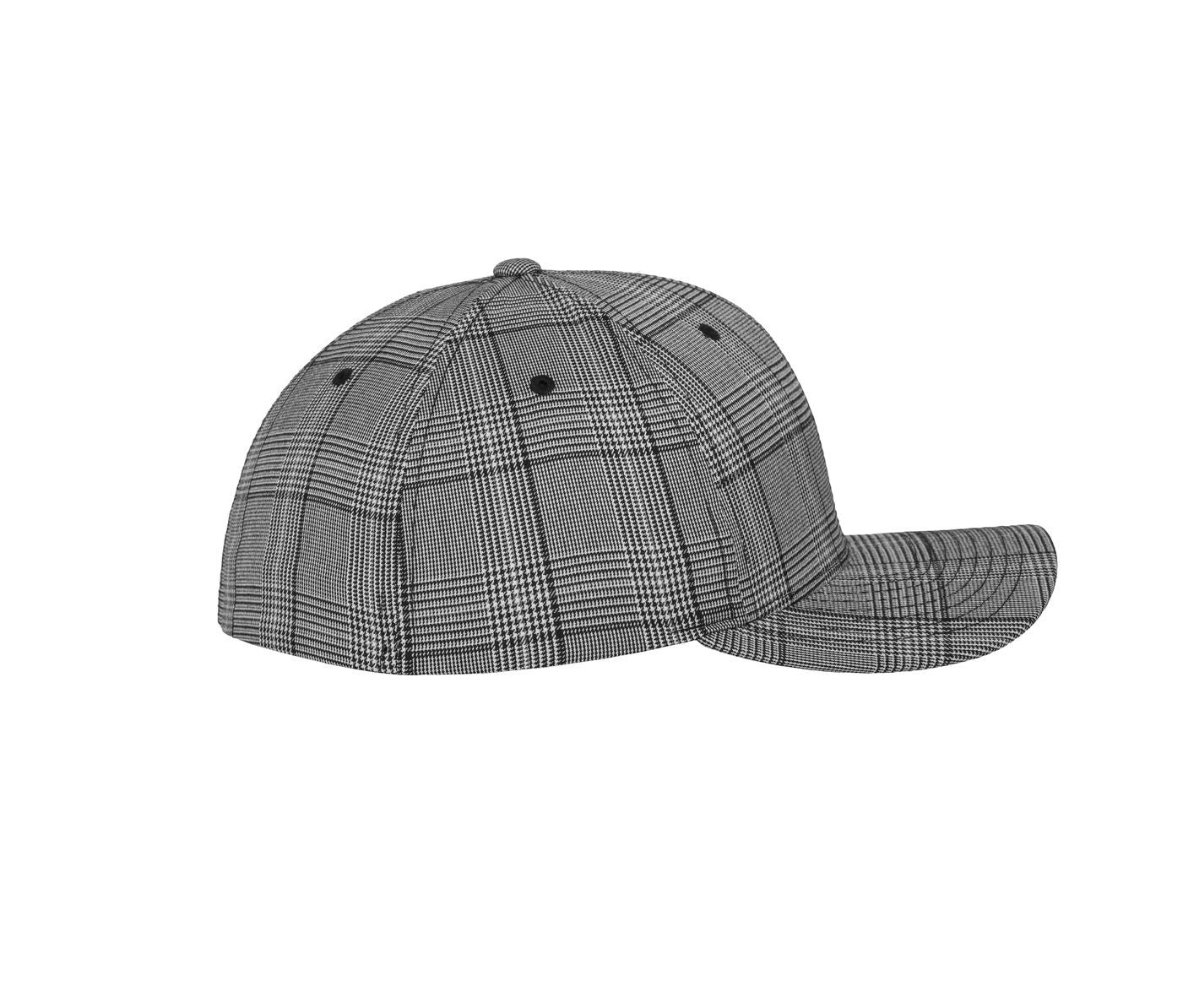 Casquette Motif Prince de Galles - Black/white