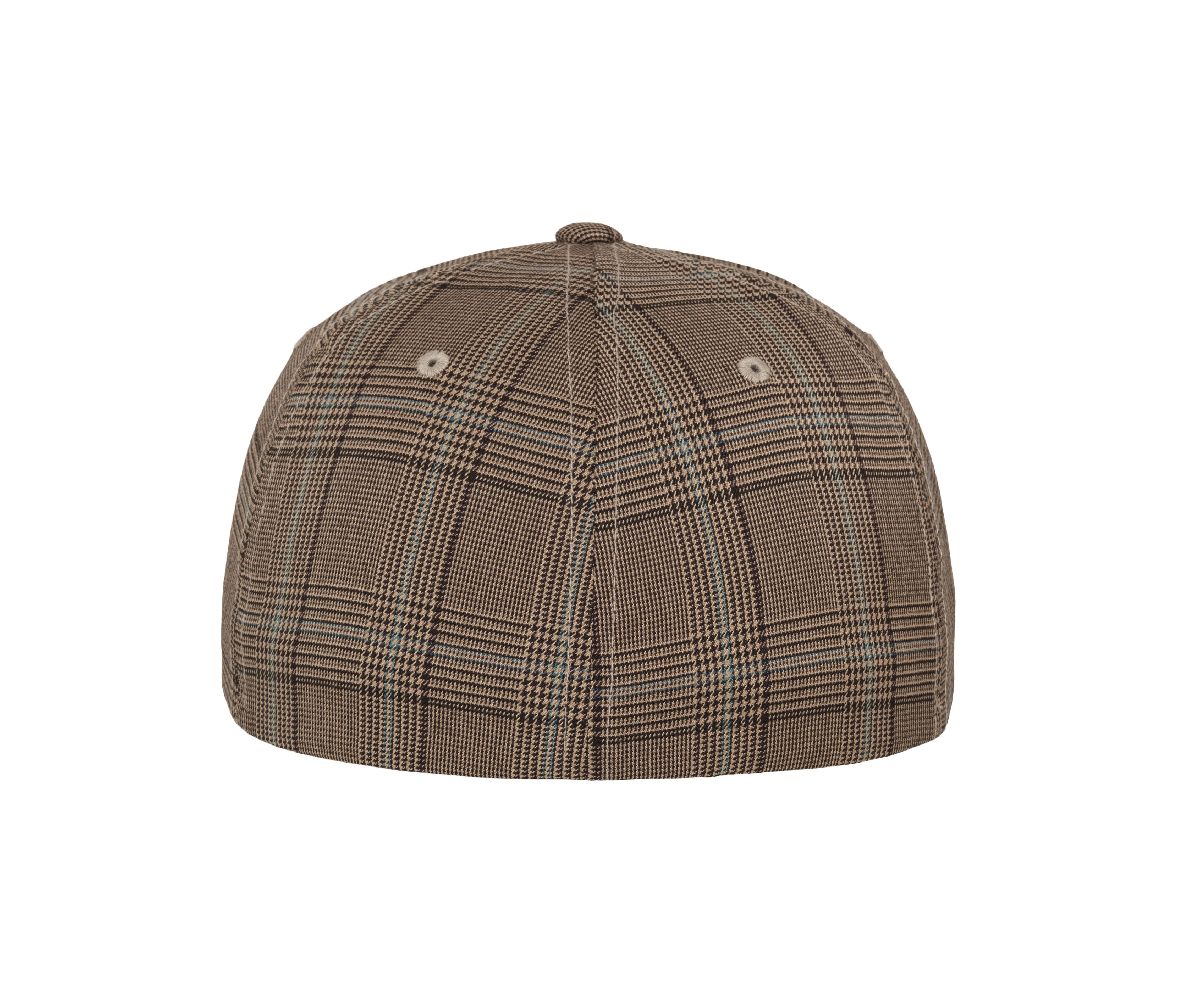Casquette Motif Prince de Galles - Brown / Khaki