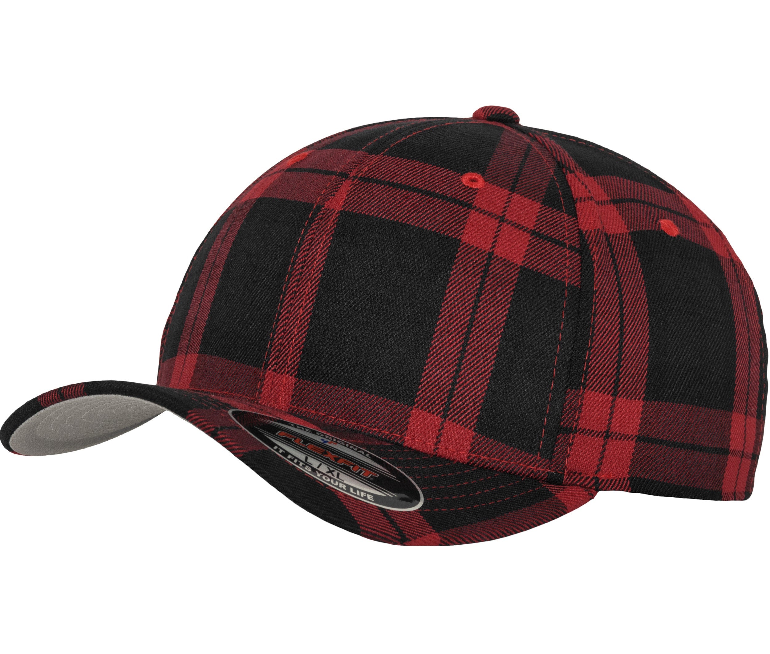 Casquette Style Écossais - Black / Red