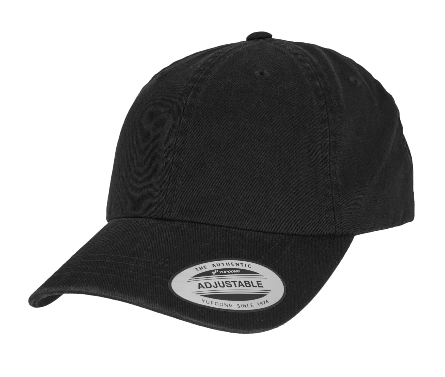 Dad Cap 6 Panneaux - Black
