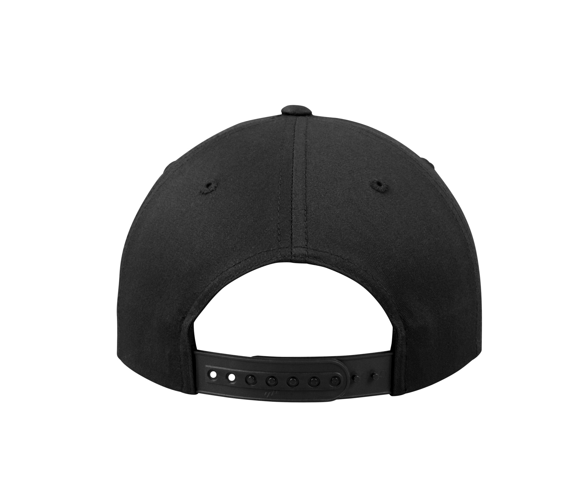 Unstructured 5-Panel Snapback - Black