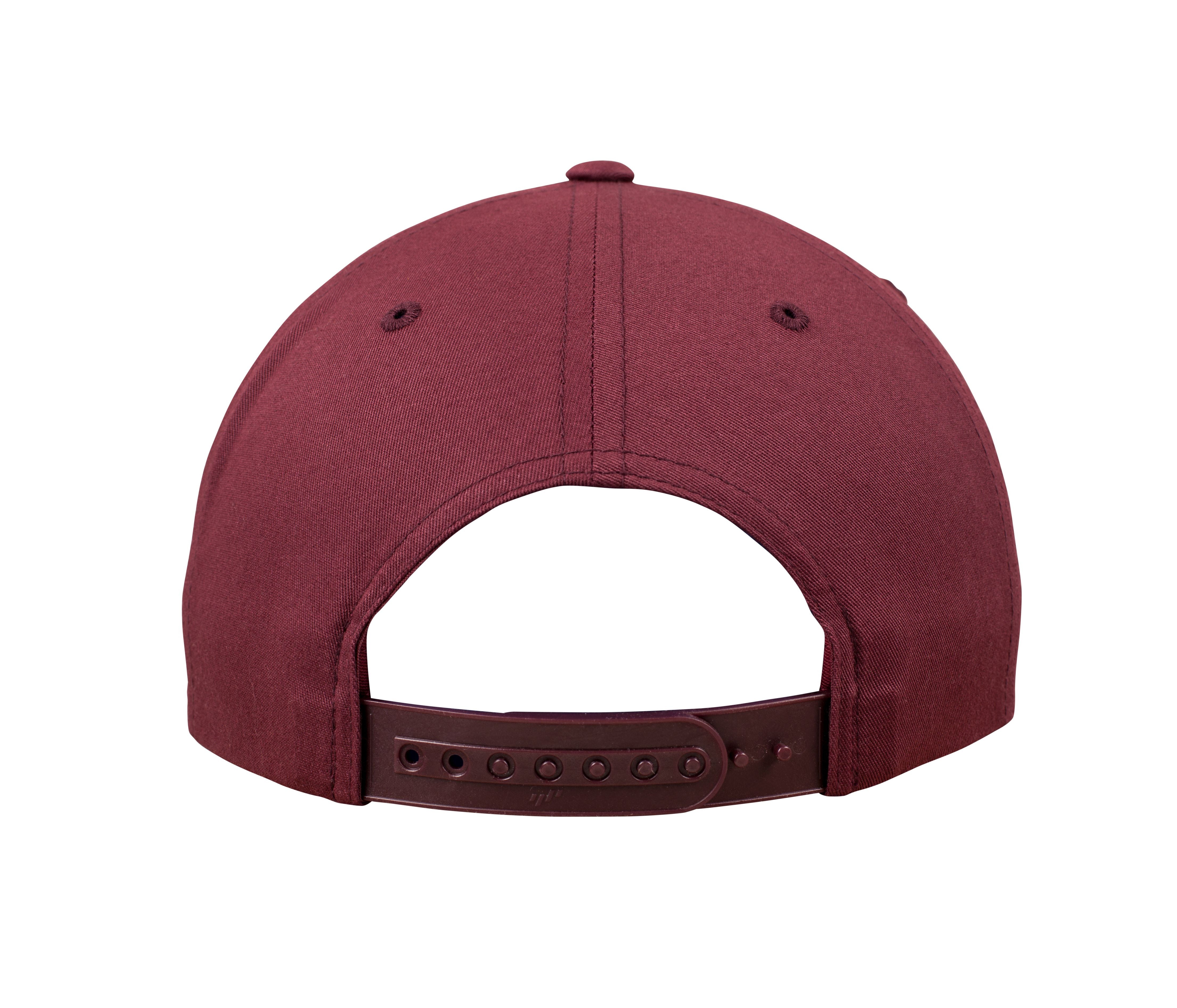 Unstructured 5-Panel Snapback - Maroon