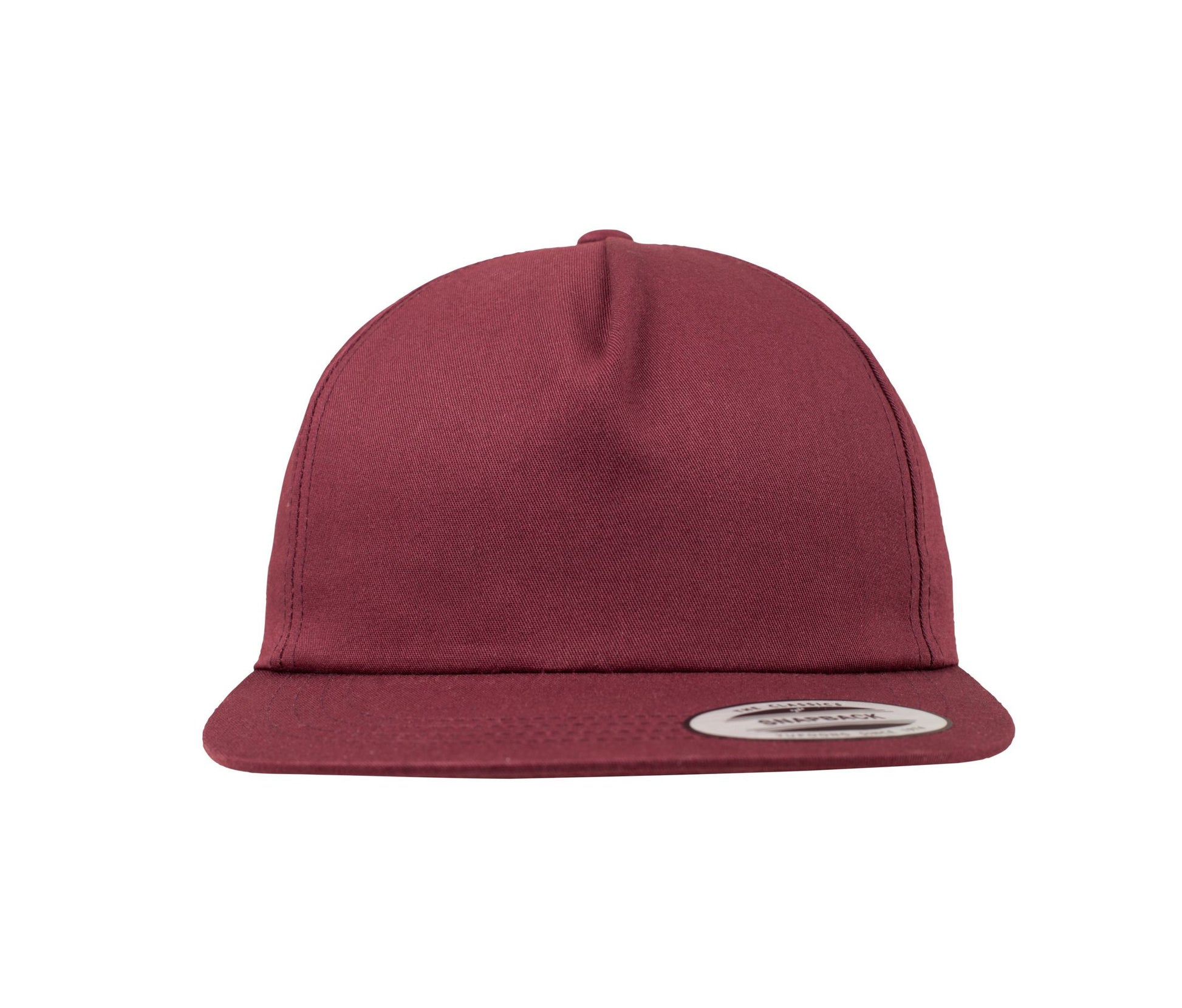 Unstructured 5-Panel Snapback - Maroon