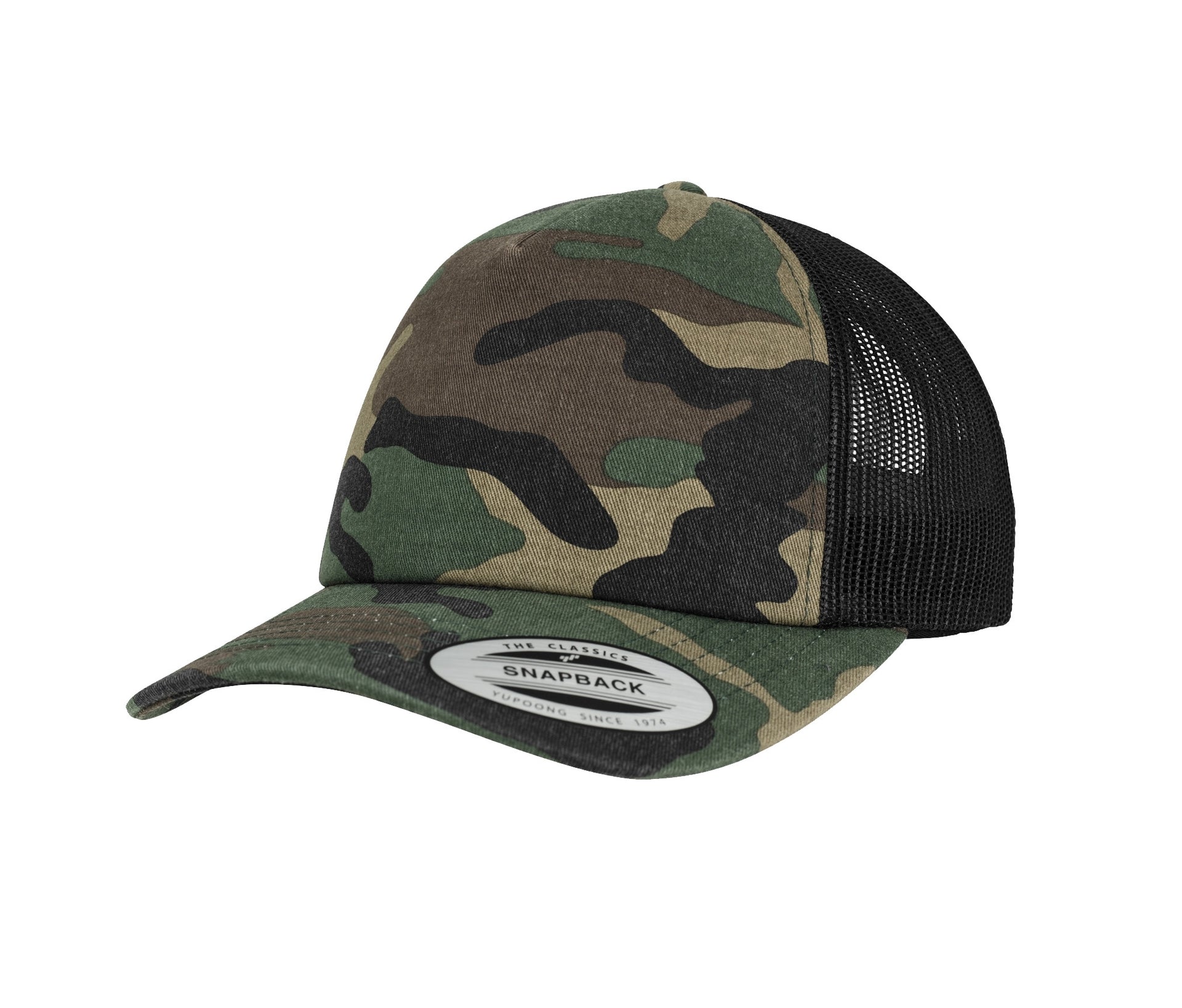 Casquette Style Trucker - Woodcamo/black