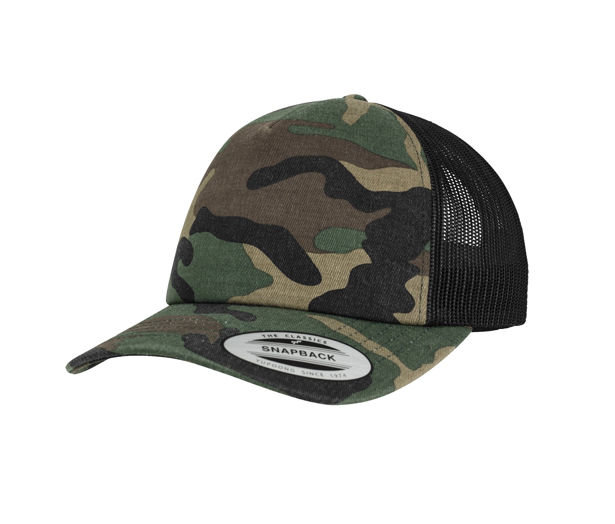 Casquette Style Trucker - Woodcamo/black