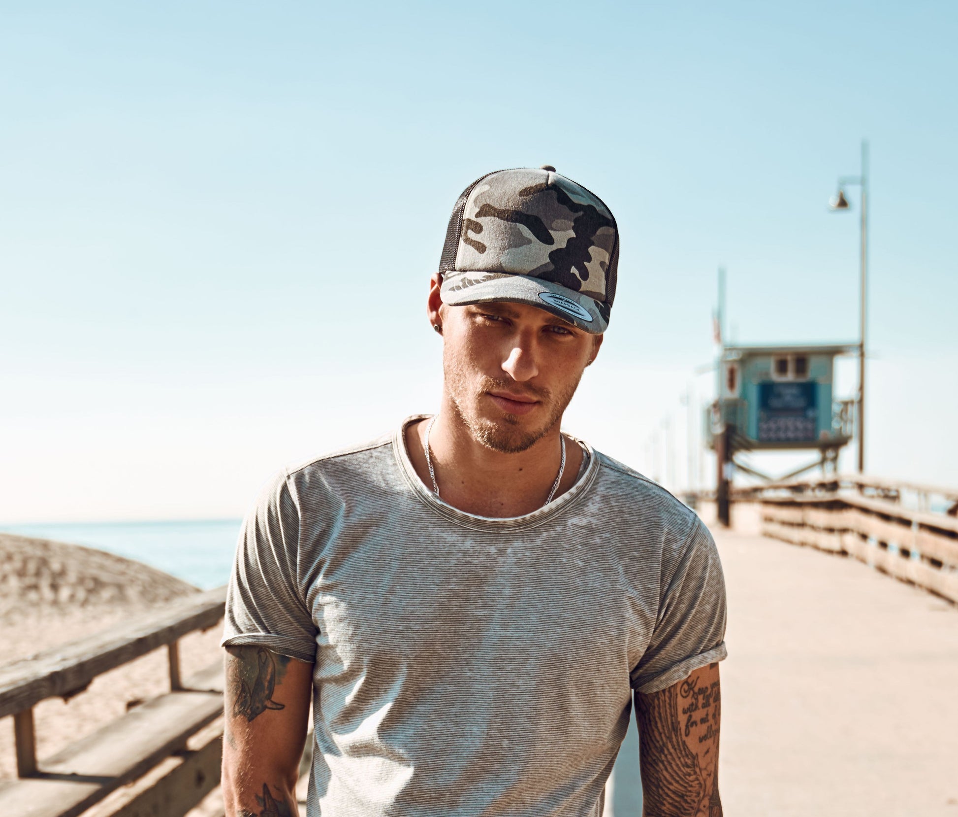 Casquette style trucker