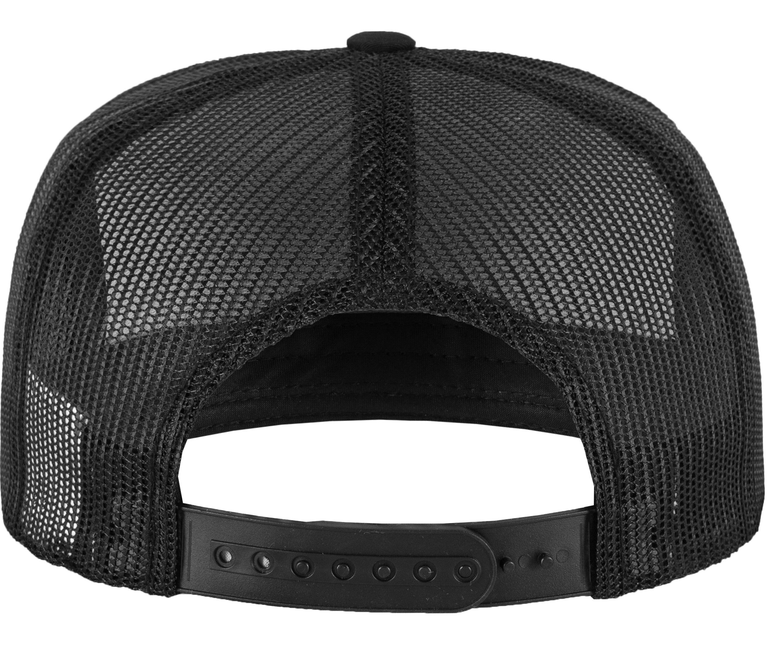 Casquette Visière Incurvée Style Trucker - Black