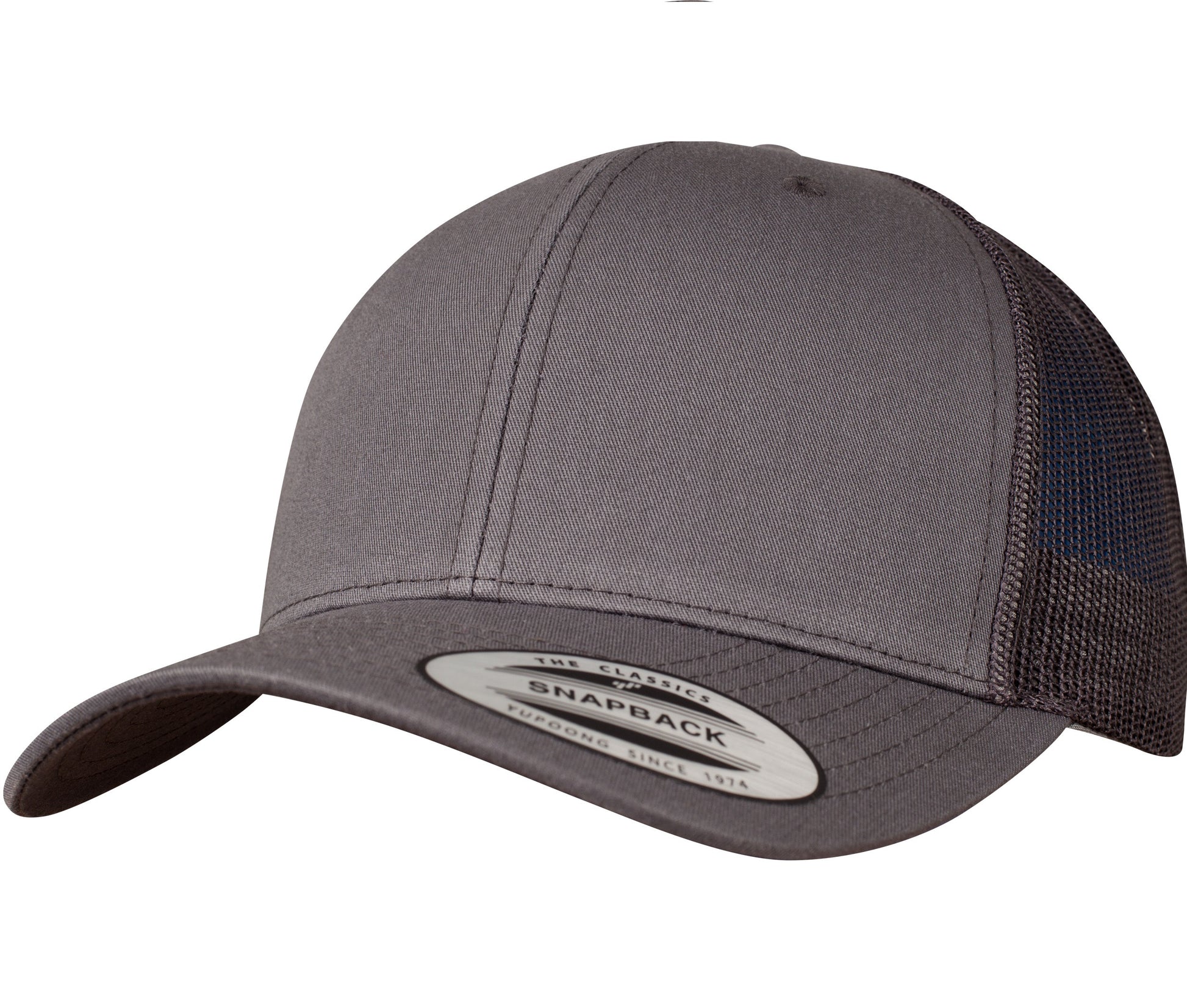 Casquette Visière Incurvée Style Trucker - Dark Grey