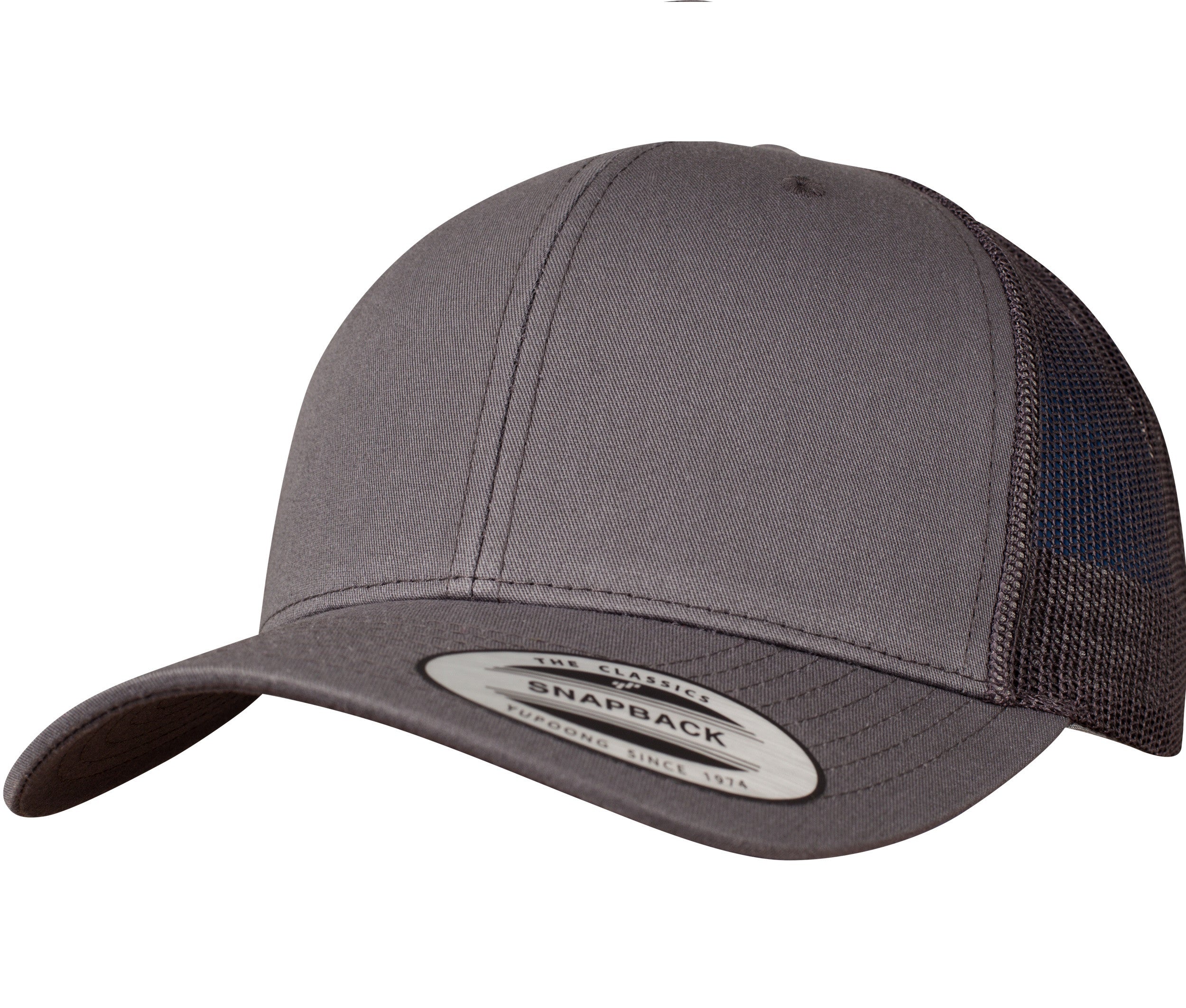 Casquette Visière Incurvée Style Trucker - Dark Grey