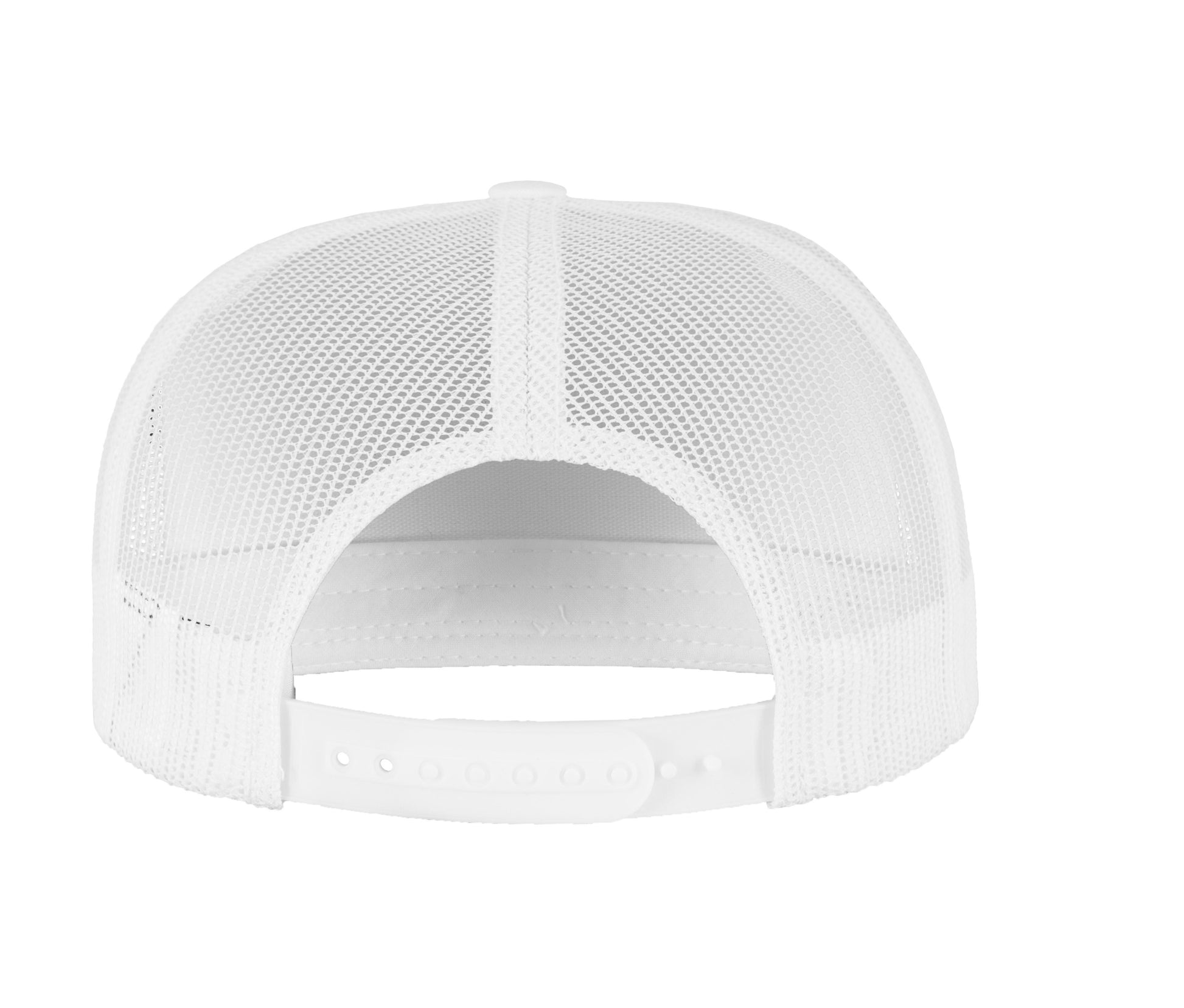Casquette Visière Incurvée Style Trucker - White