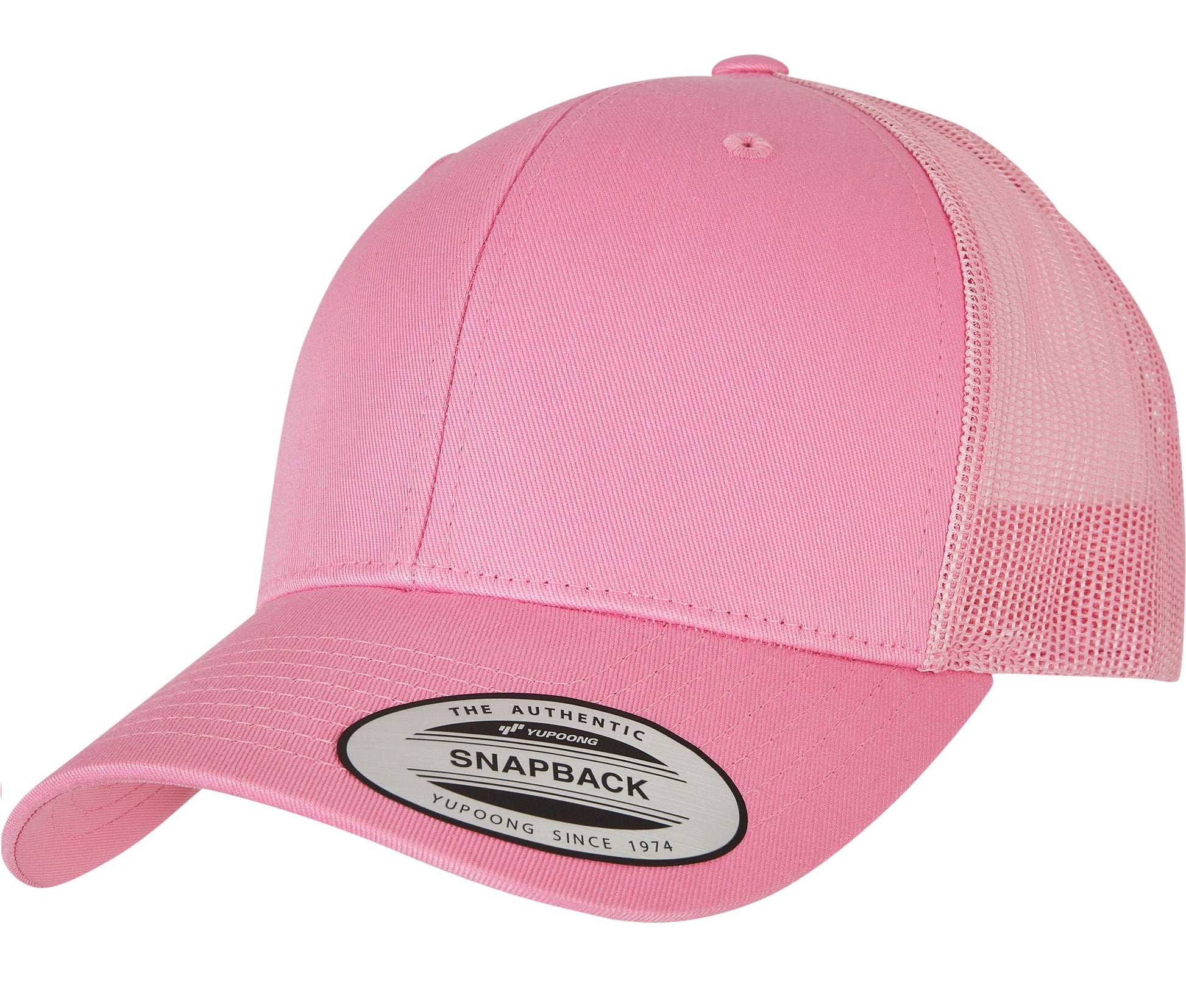 Casquette Visière Incurvée Style Trucker - Pink
