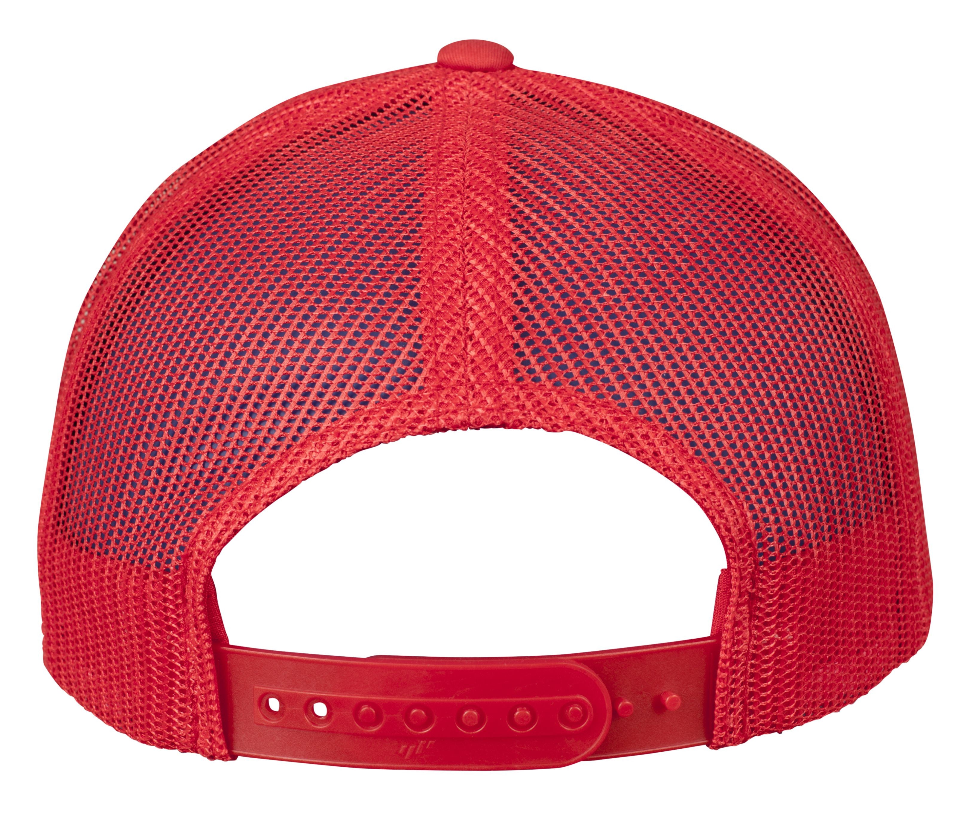 Casquette Visière Incurvée Style Trucker - Red