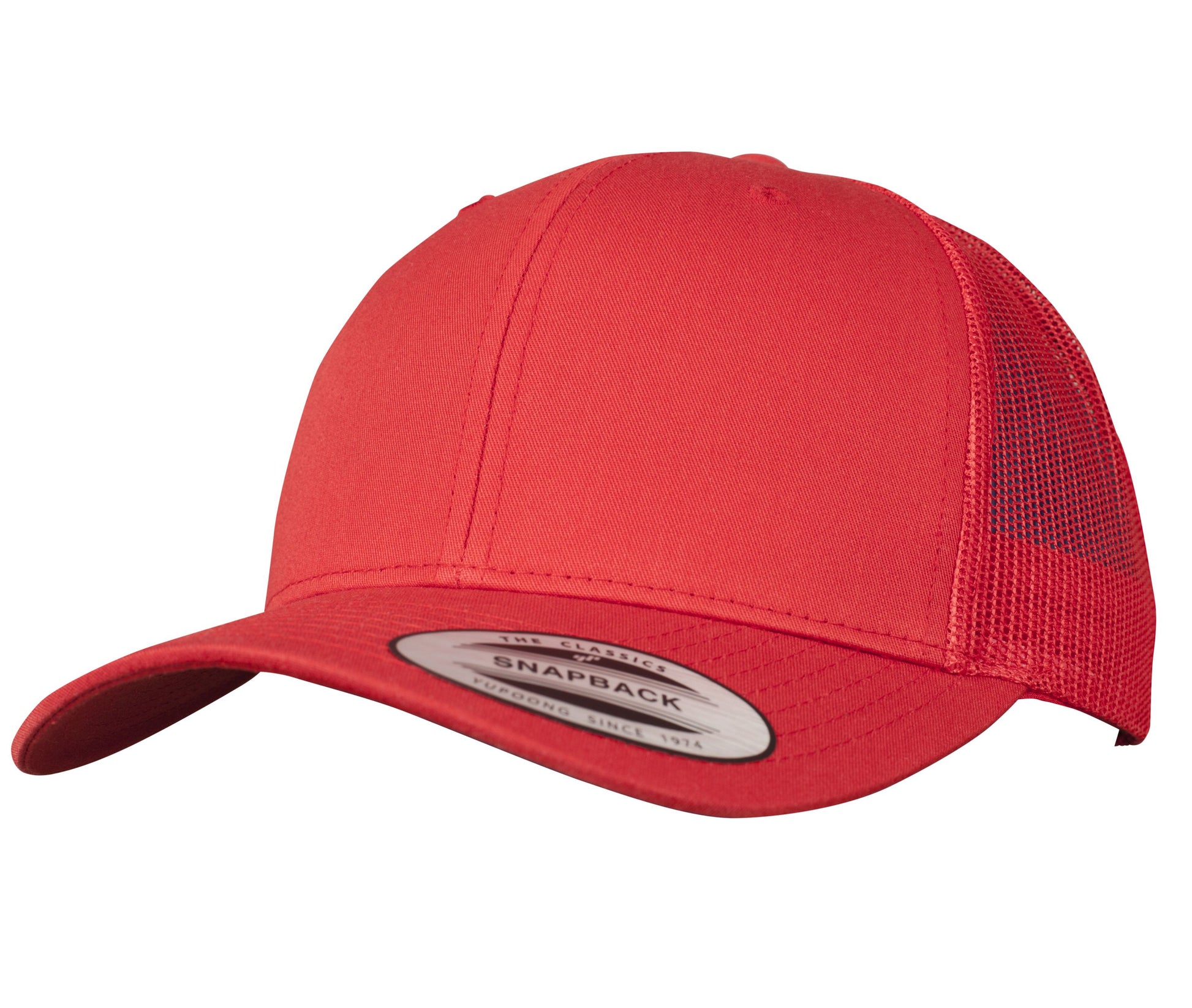 Casquette Visière Incurvée Style Trucker - Red