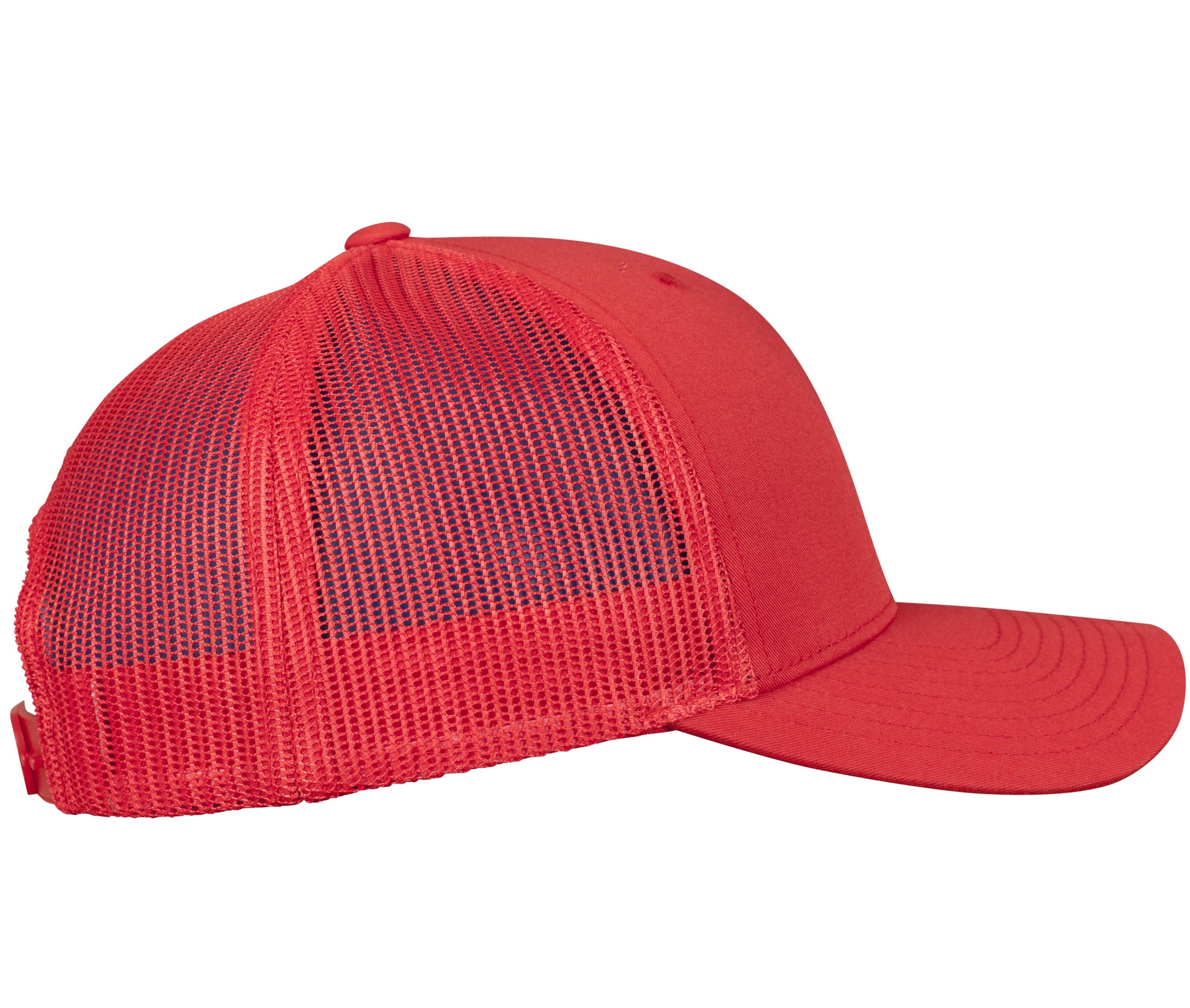Casquette Visière Incurvée Style Trucker - Red