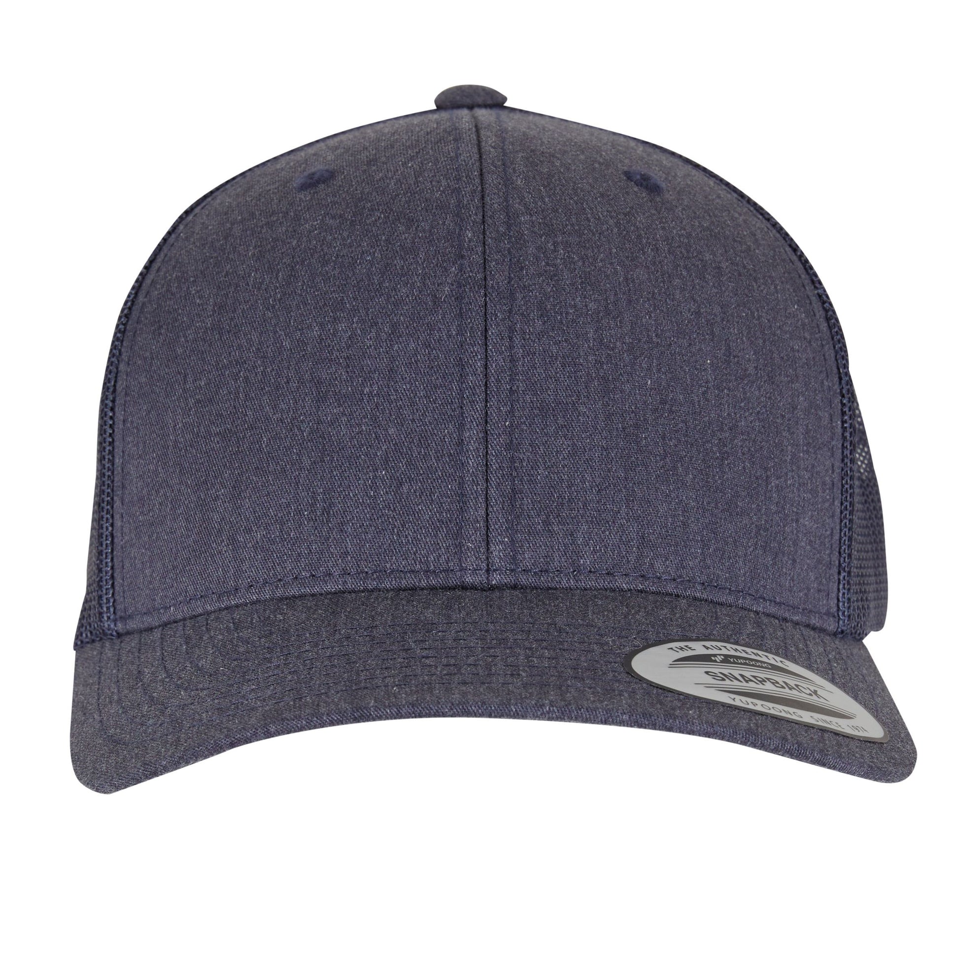 Casquette Visière Incurvée Style Trucker - Heather Navy