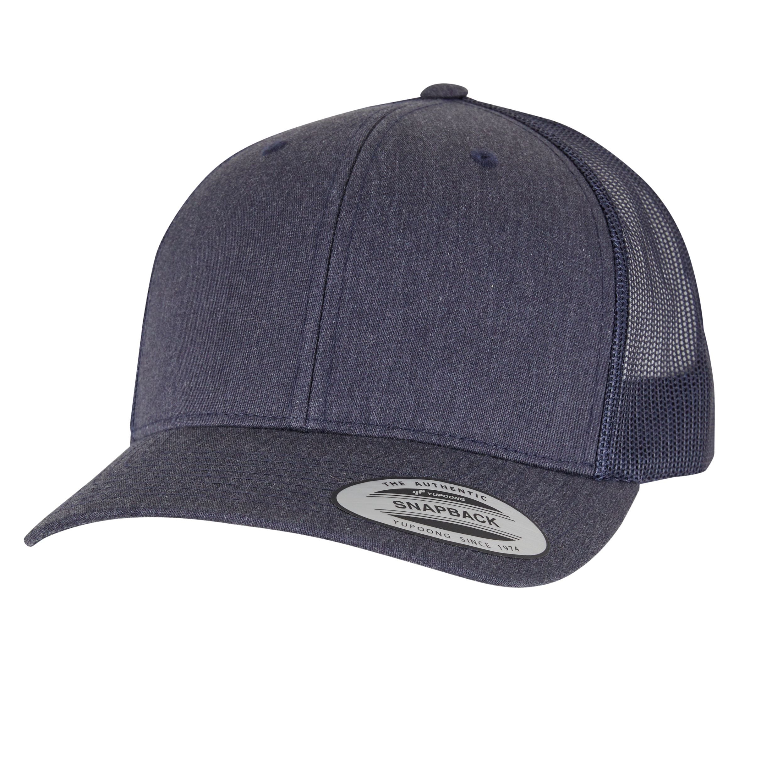 Casquette Visière Incurvée Style Trucker - Heather Navy