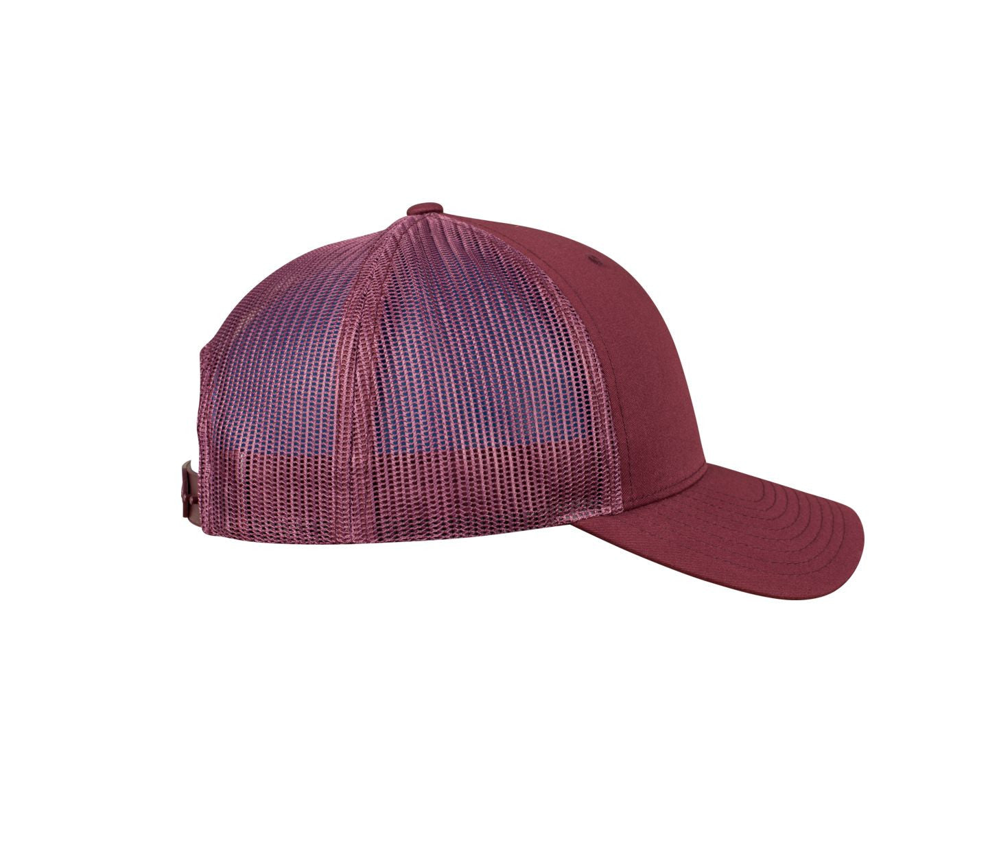 Casquette Visière Incurvée Style Trucker - Maroon
