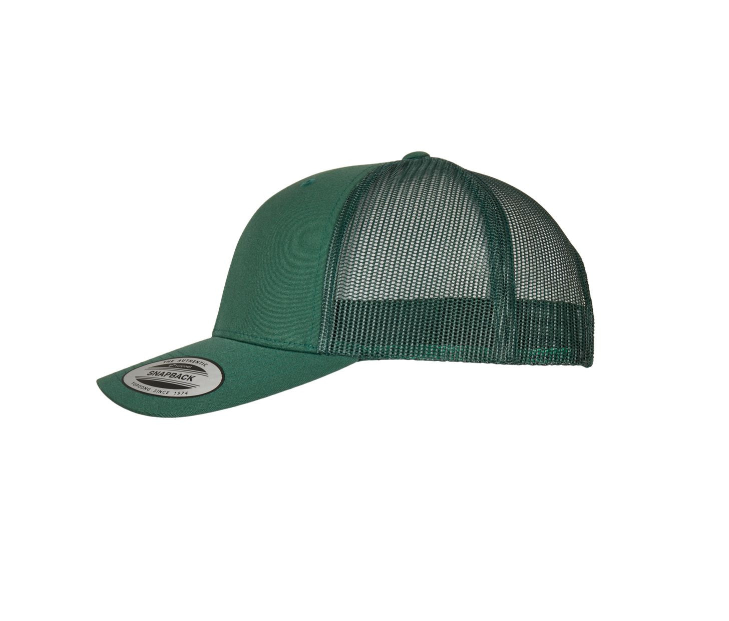 Casquette Visière Incurvée Style Trucker - Evergreen