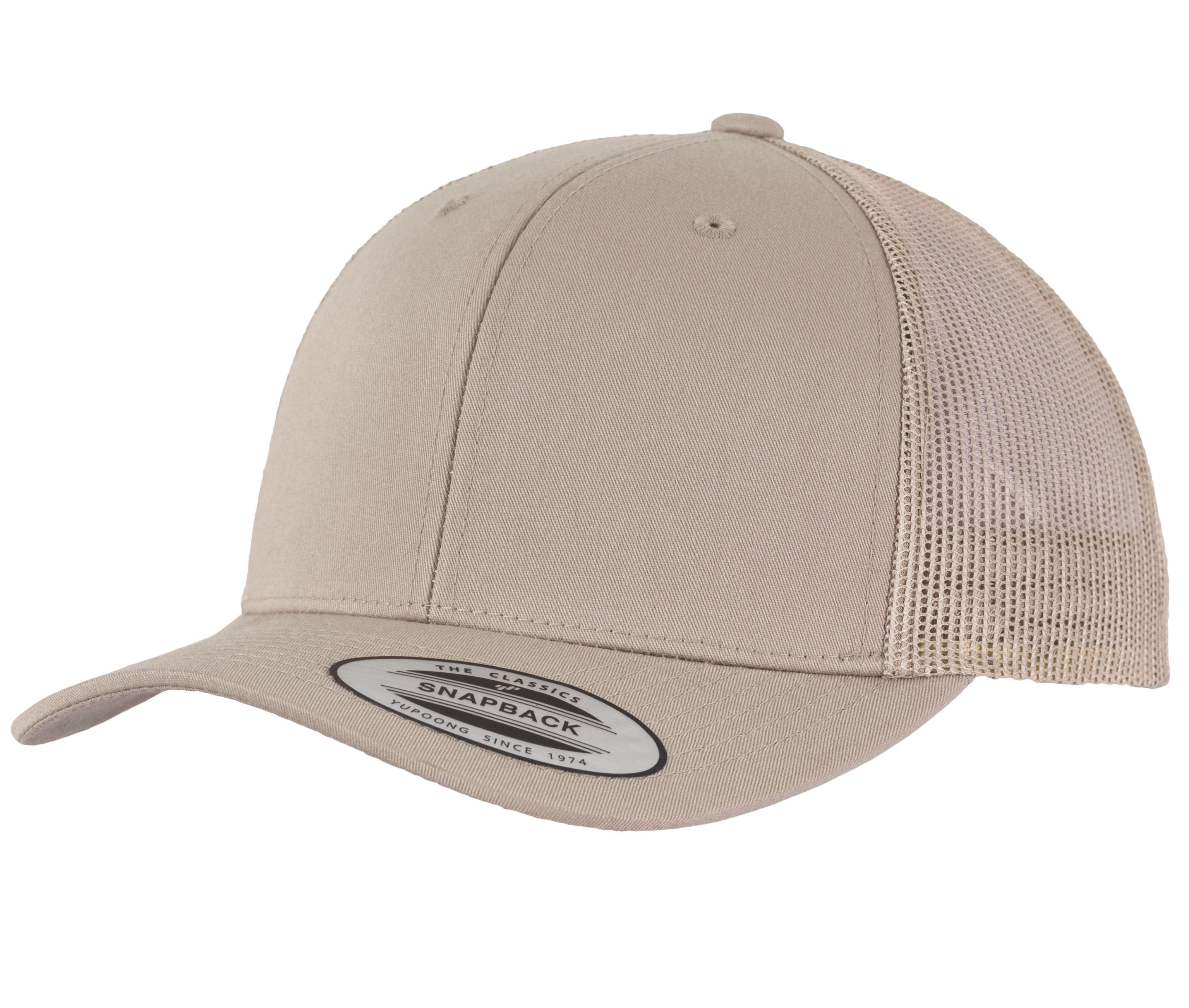 Casquette Visière Incurvée Style Trucker - Khaki