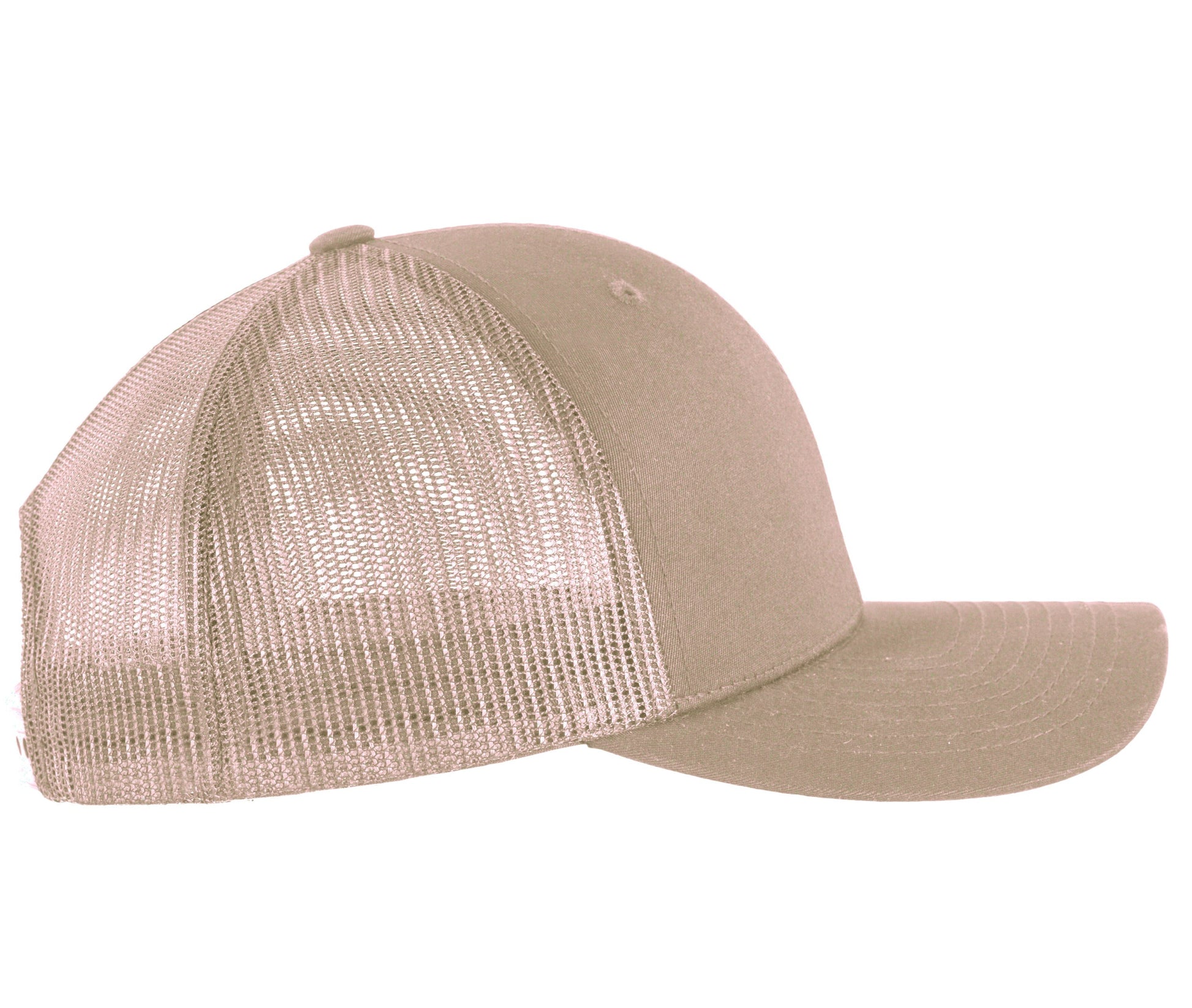 Casquette Visière Incurvée Style Trucker - Khaki