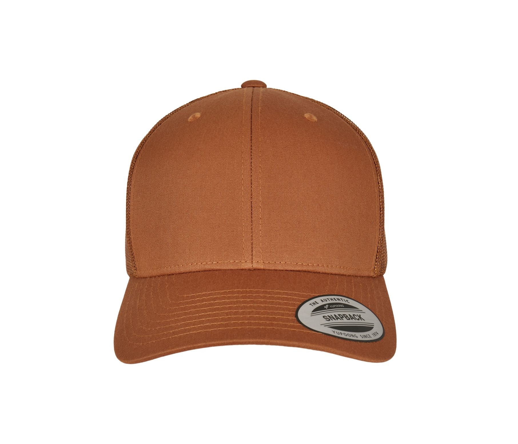 Casquette Visière Incurvée Style Trucker - Caramel