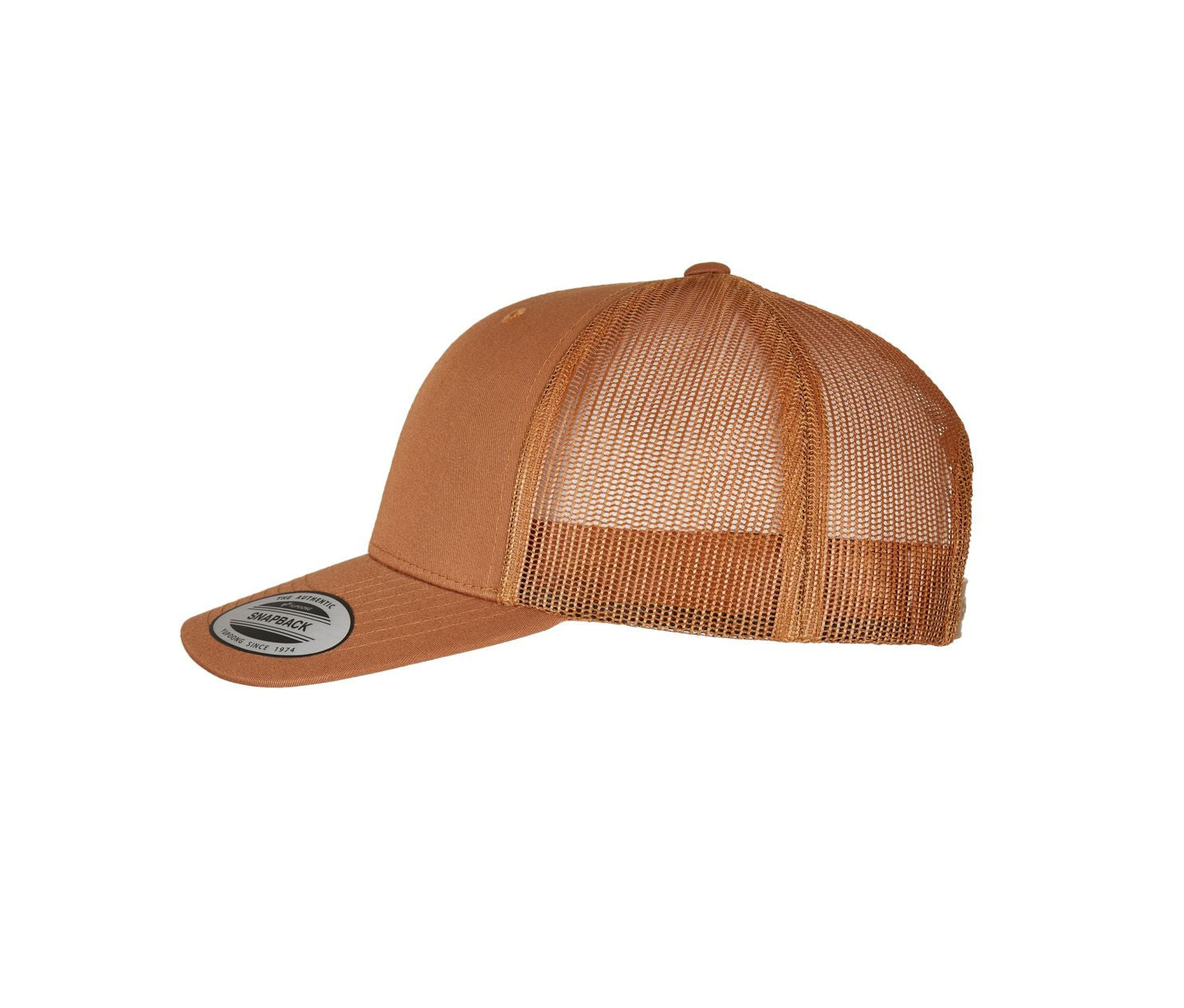 Casquette Visière Incurvée Style Trucker - Caramel